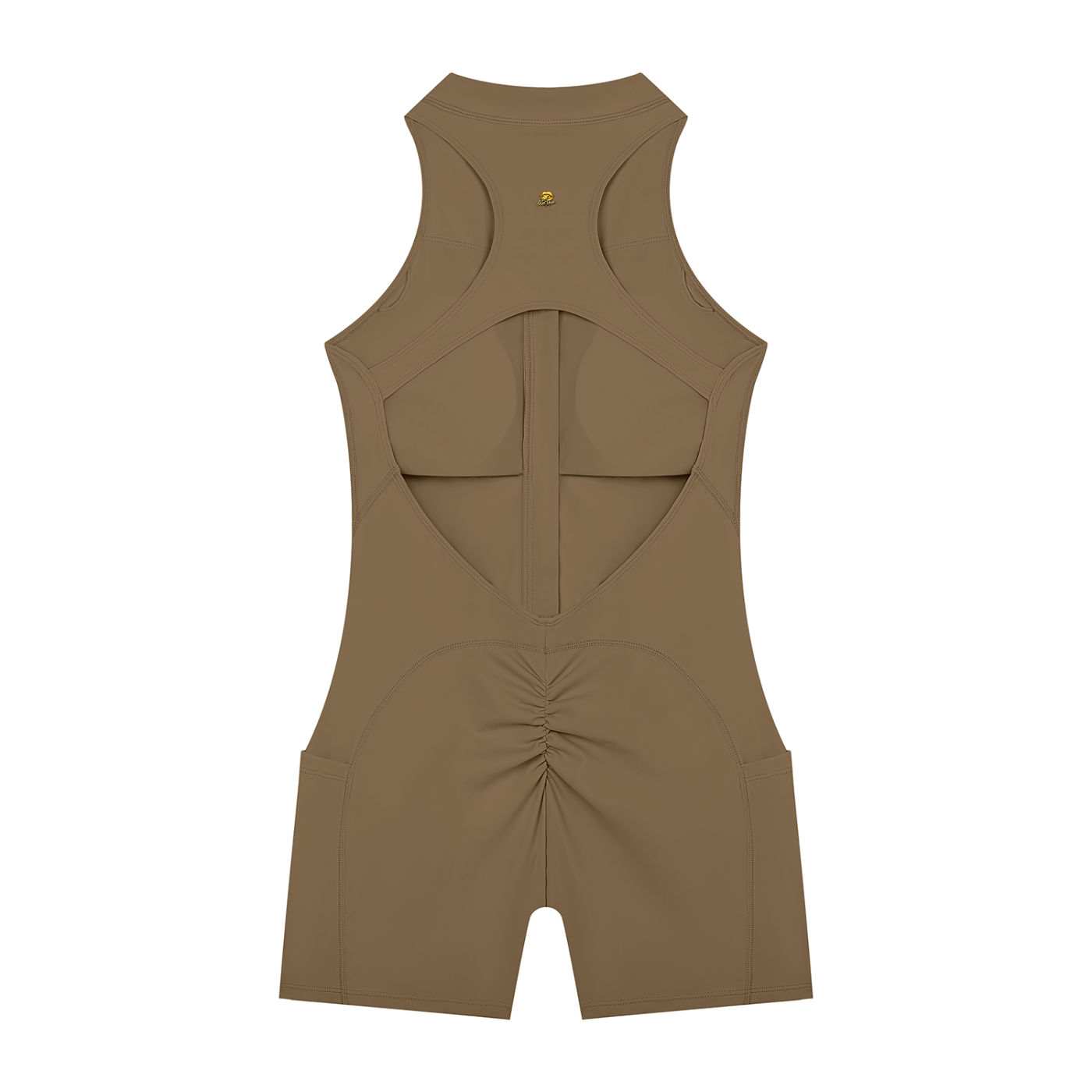 Sweet Route Women’s Quarter-Zip Yoga Romper
