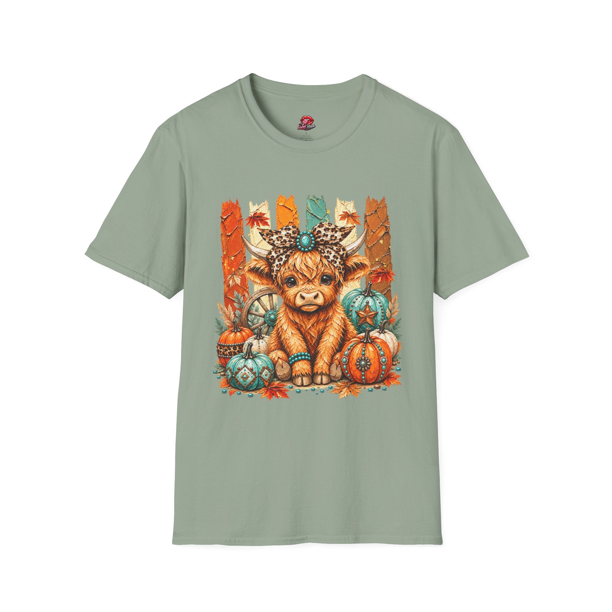 Autumn Highland Cow T-Shirt