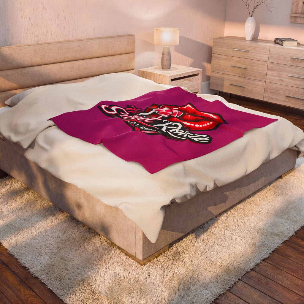 Sweet Route Pink Velveteen Blanket