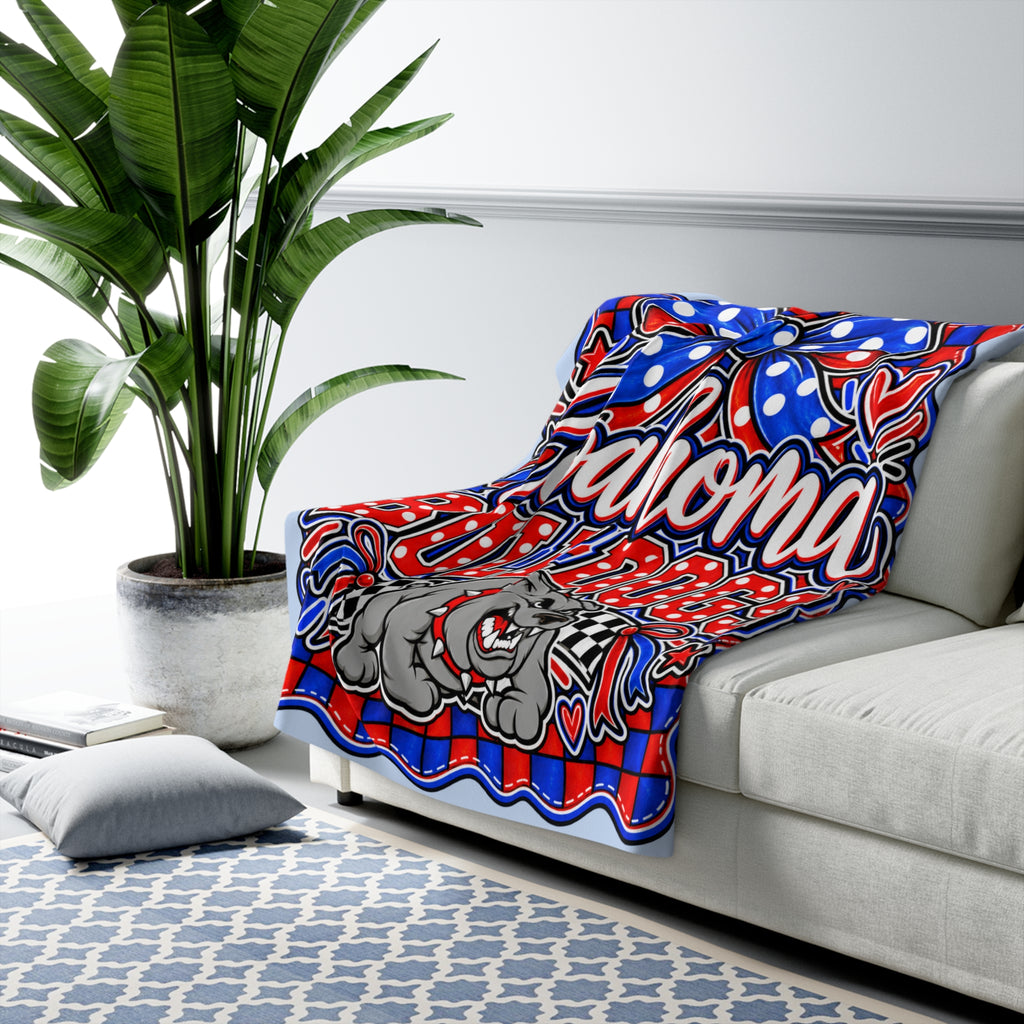 Coahoma Bulldogs Sherpa Fleece Blanket