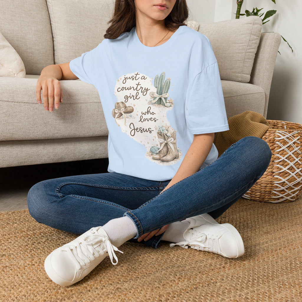 Just a Country Girl Who Loves Jesus T-Shirt