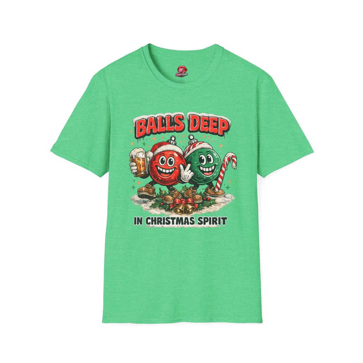 Balls Deep Christmas Ornaments T-Shirt