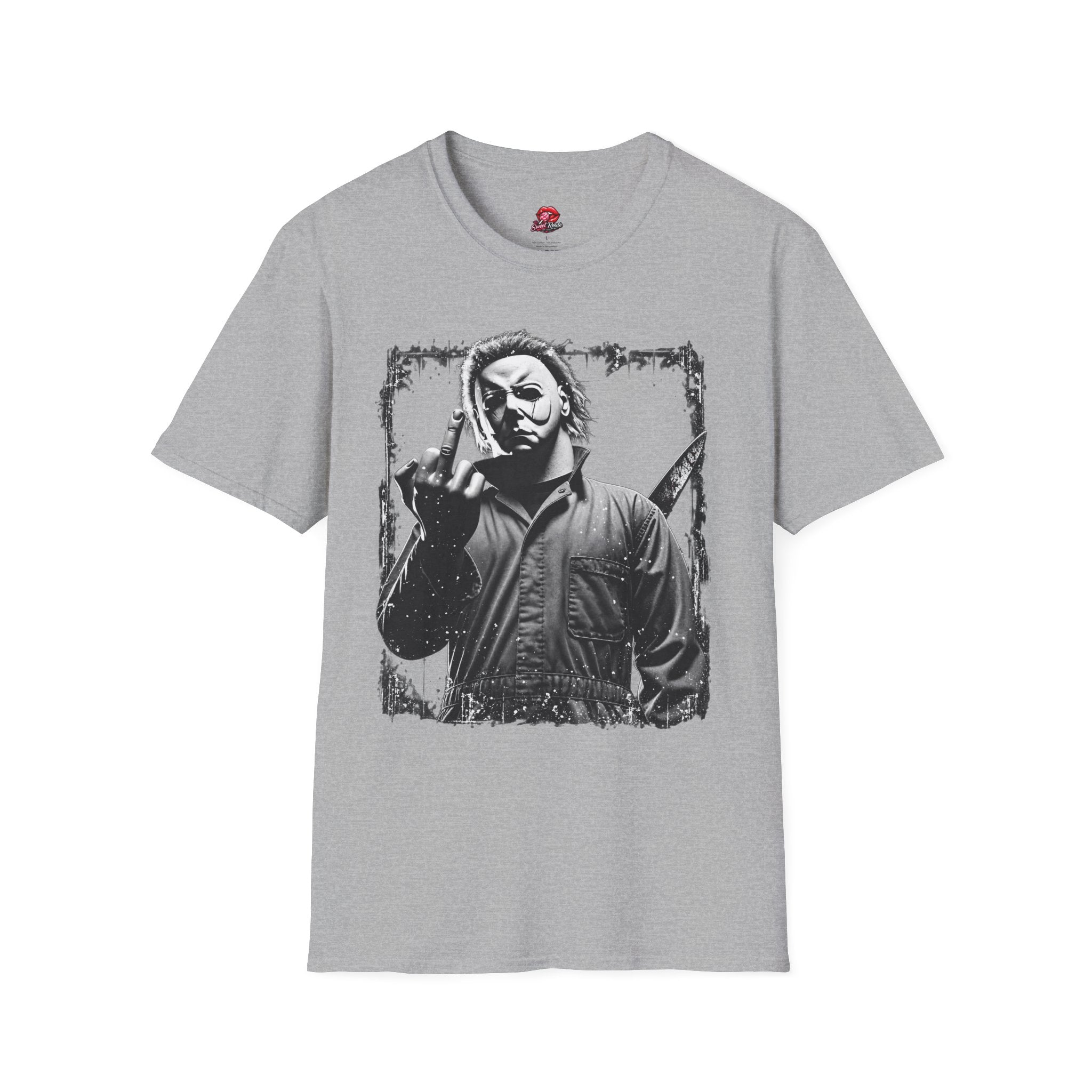 Vintage Black & White Slasher Tee