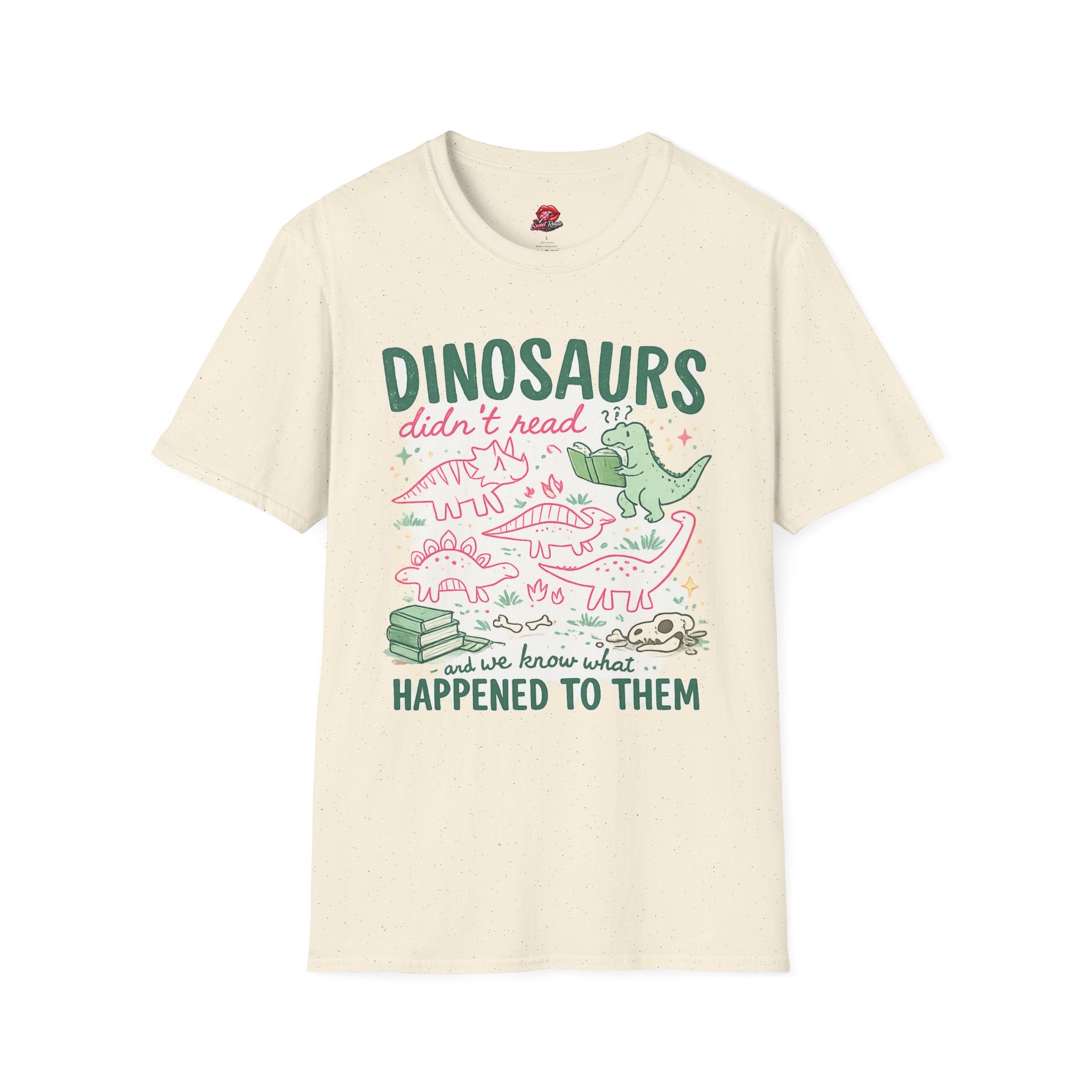 Dinosaurs Didn't Read Tee