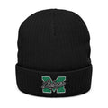 Embroidered Loboes Ribbed Knit Beanie
