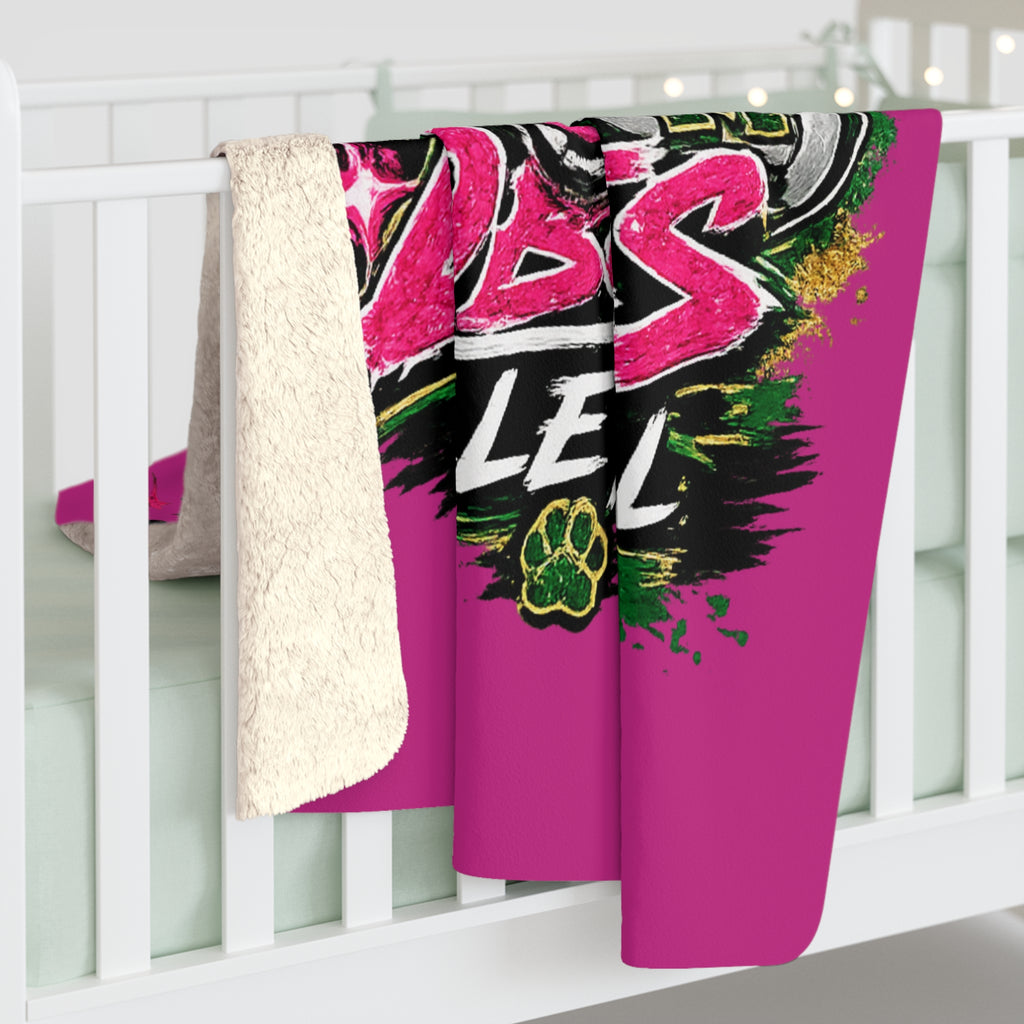Monahans Loboes Volleyball Sherpa Blanket