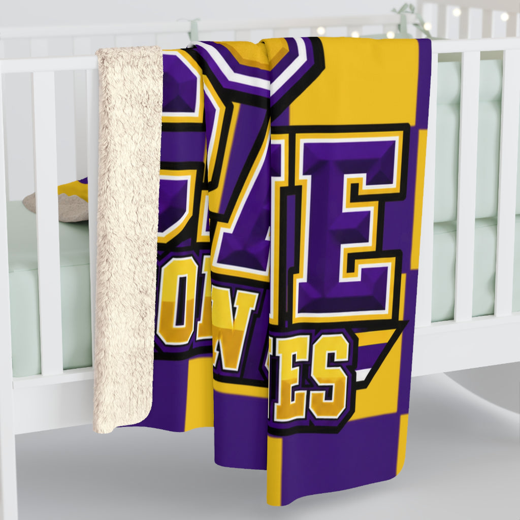 Crane Golden Cranes Sherpa Fleece Blanket