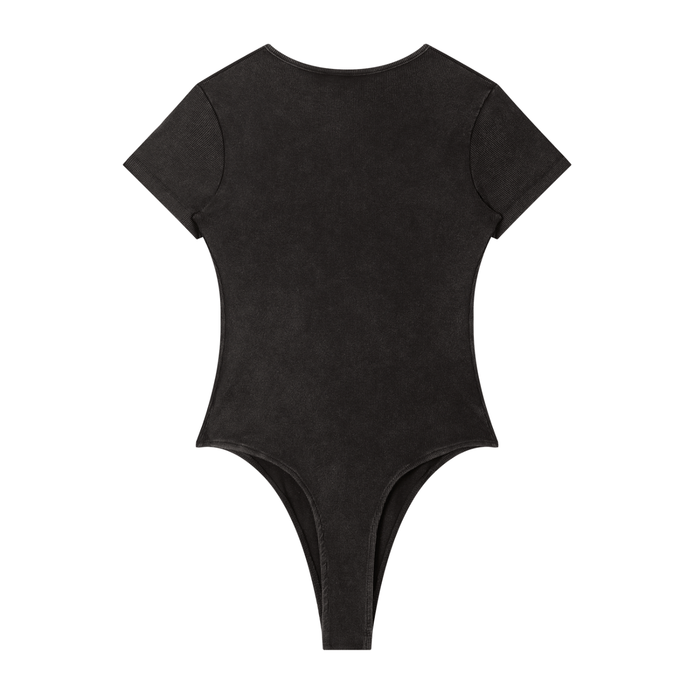 Sweet Route Women's Mineral Wash Crewneck Bodysuit