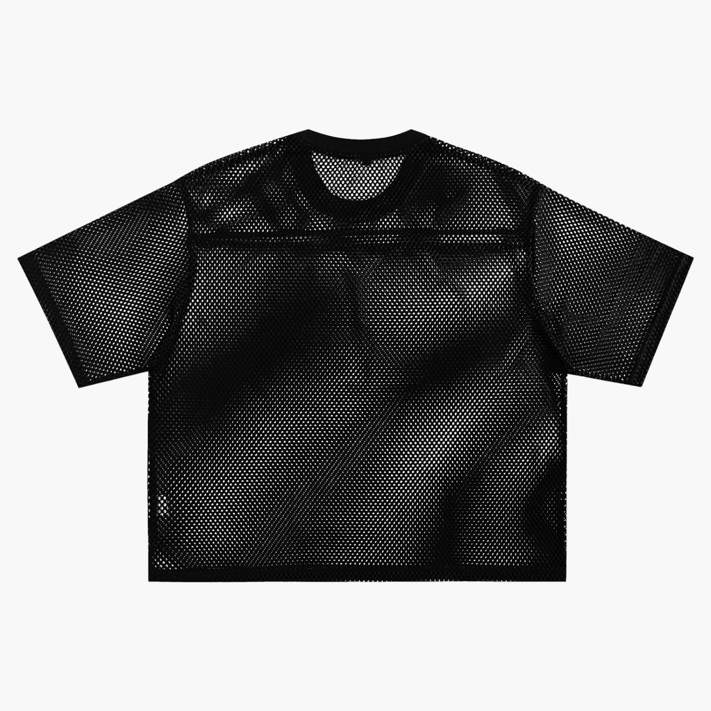 Senior 2027 See-through Boxy Net T-Shirt