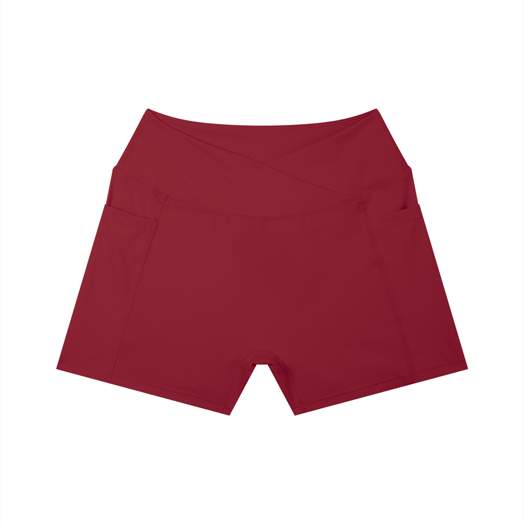 Sweet Route Women’s High Rise Pocket Yoga Shorts