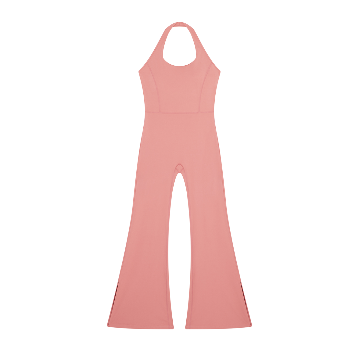 Sweet Route Women’s Halter Flared Jumpsuit