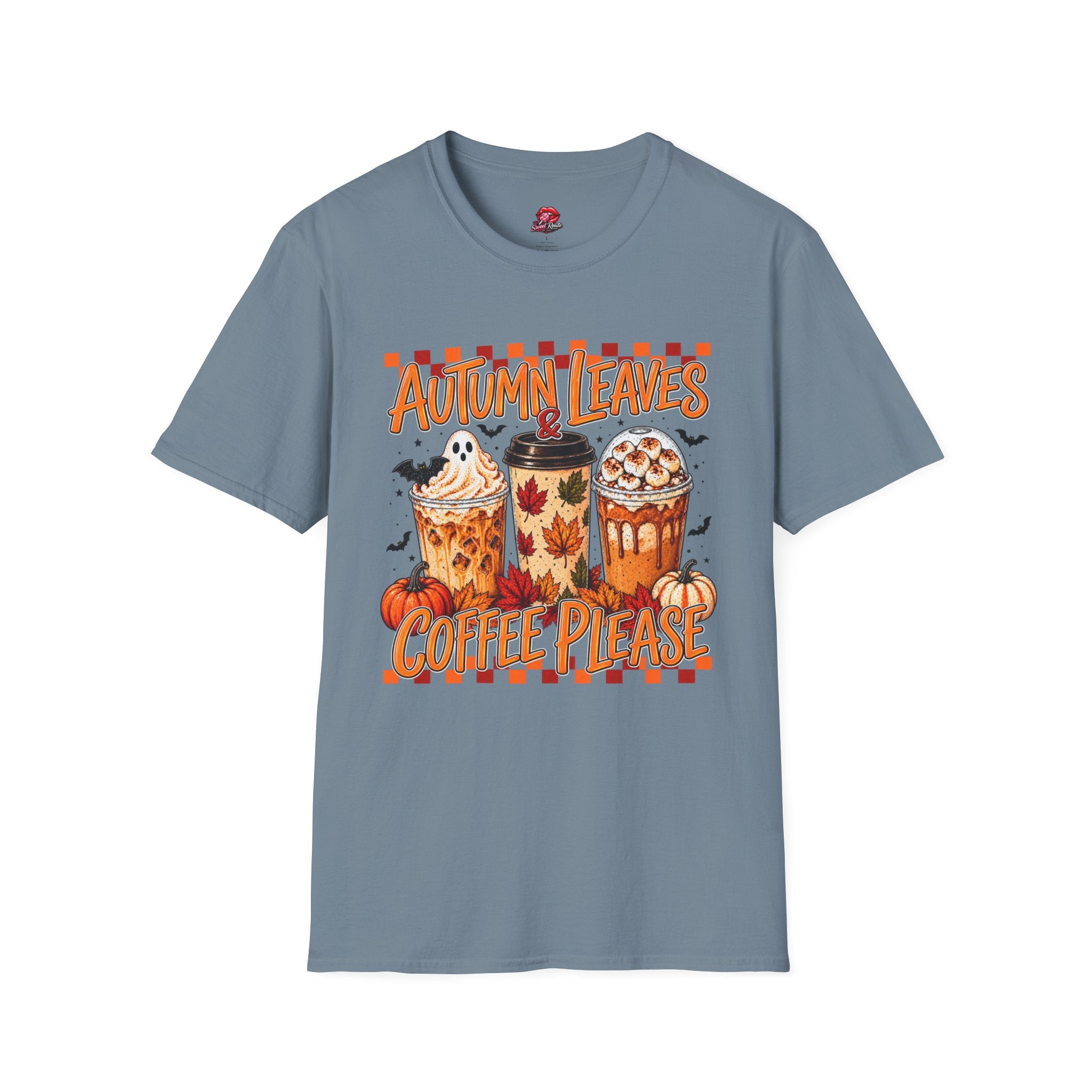 Autumn Leaves Coffee Please T-Shirt