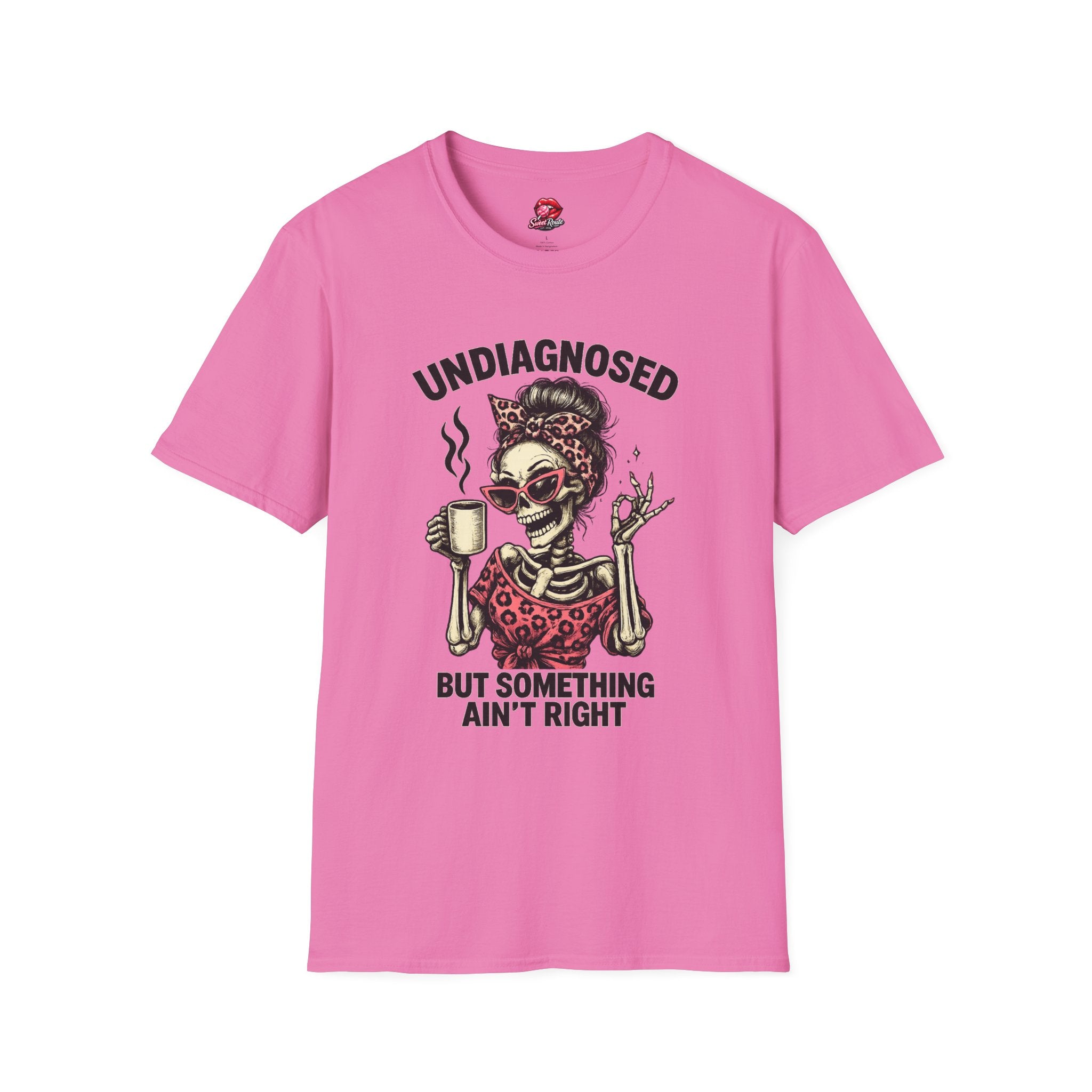 Undiagnosed Skull Lady Coffee Tee
