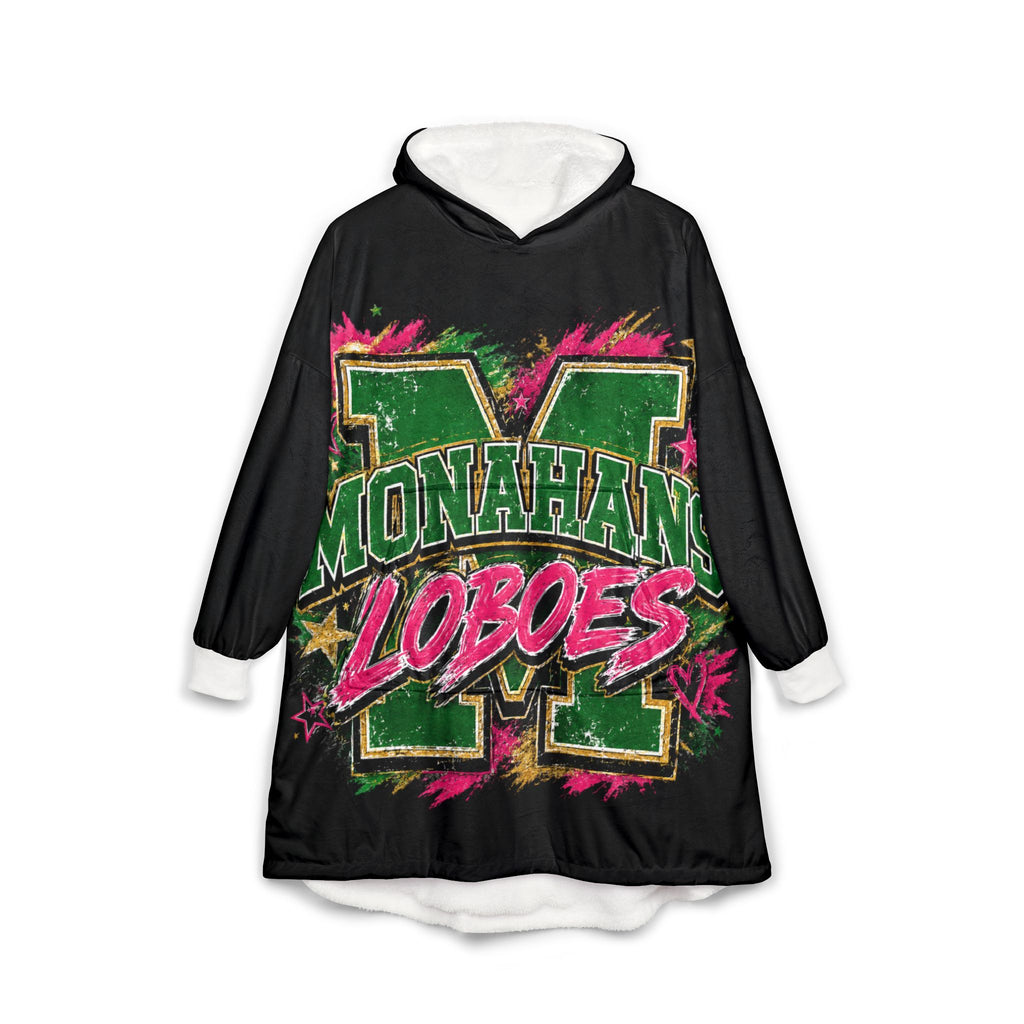 Monahans Loboes Football Hooded Blanket