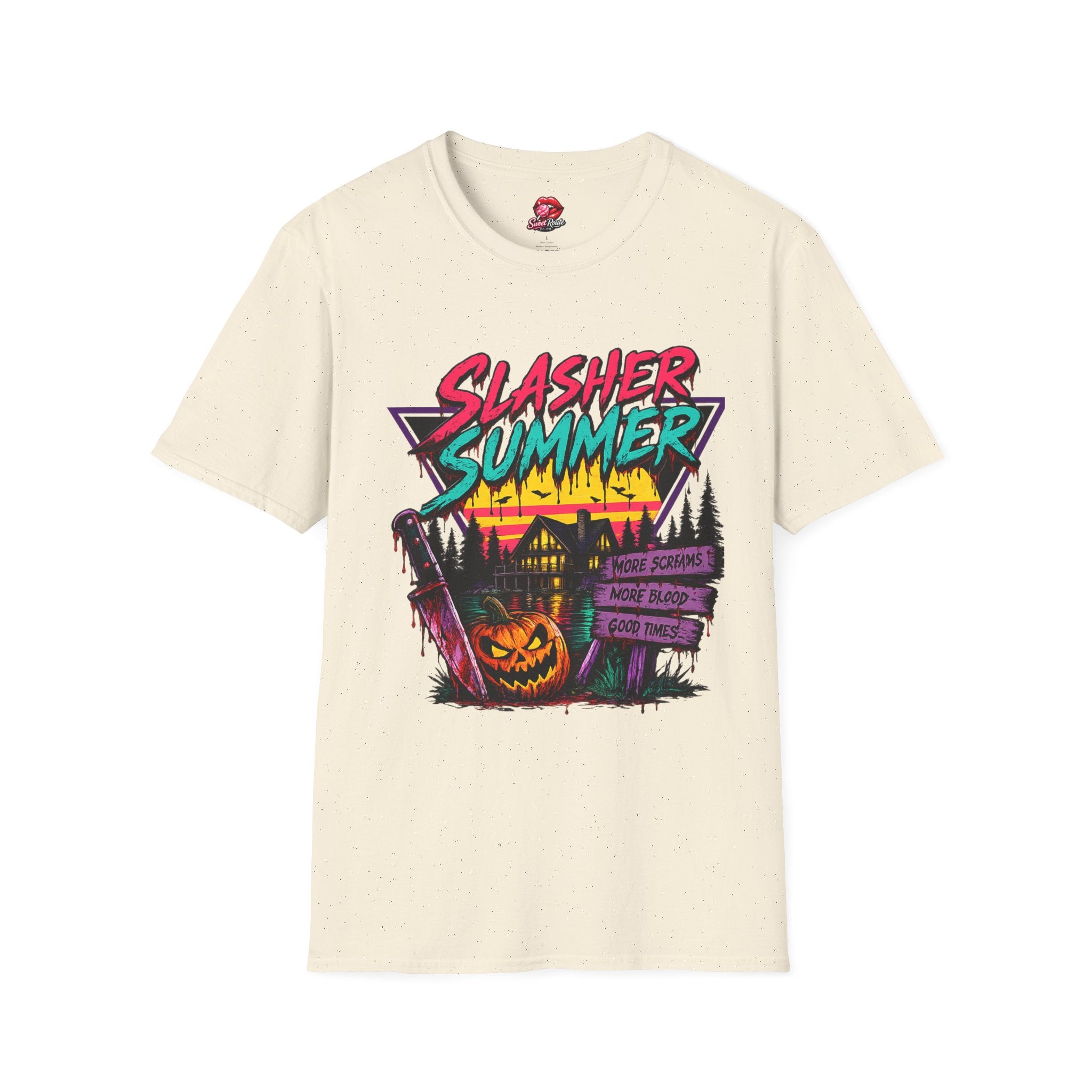 Slasher Summer Retro Horror Graphic Tee