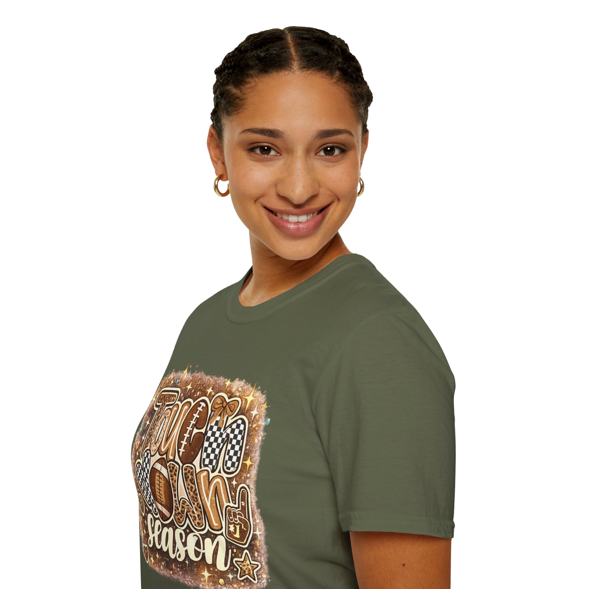Touchdown Season Vintage Football T-Shirt | Retro Game Day Fall Tee | Football Fan Graphic Shirt