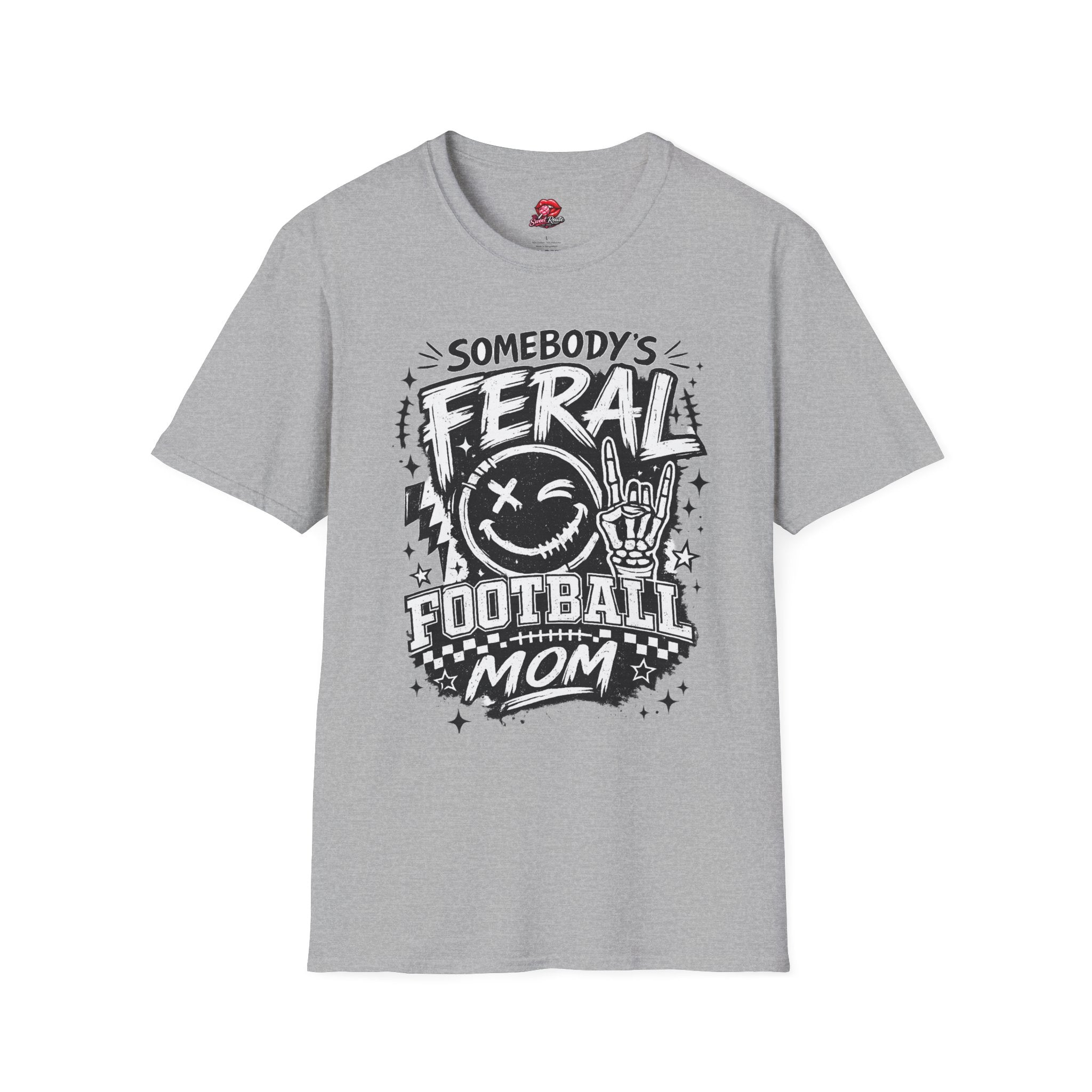 Somebody's Feral Football Mom T-Shirt