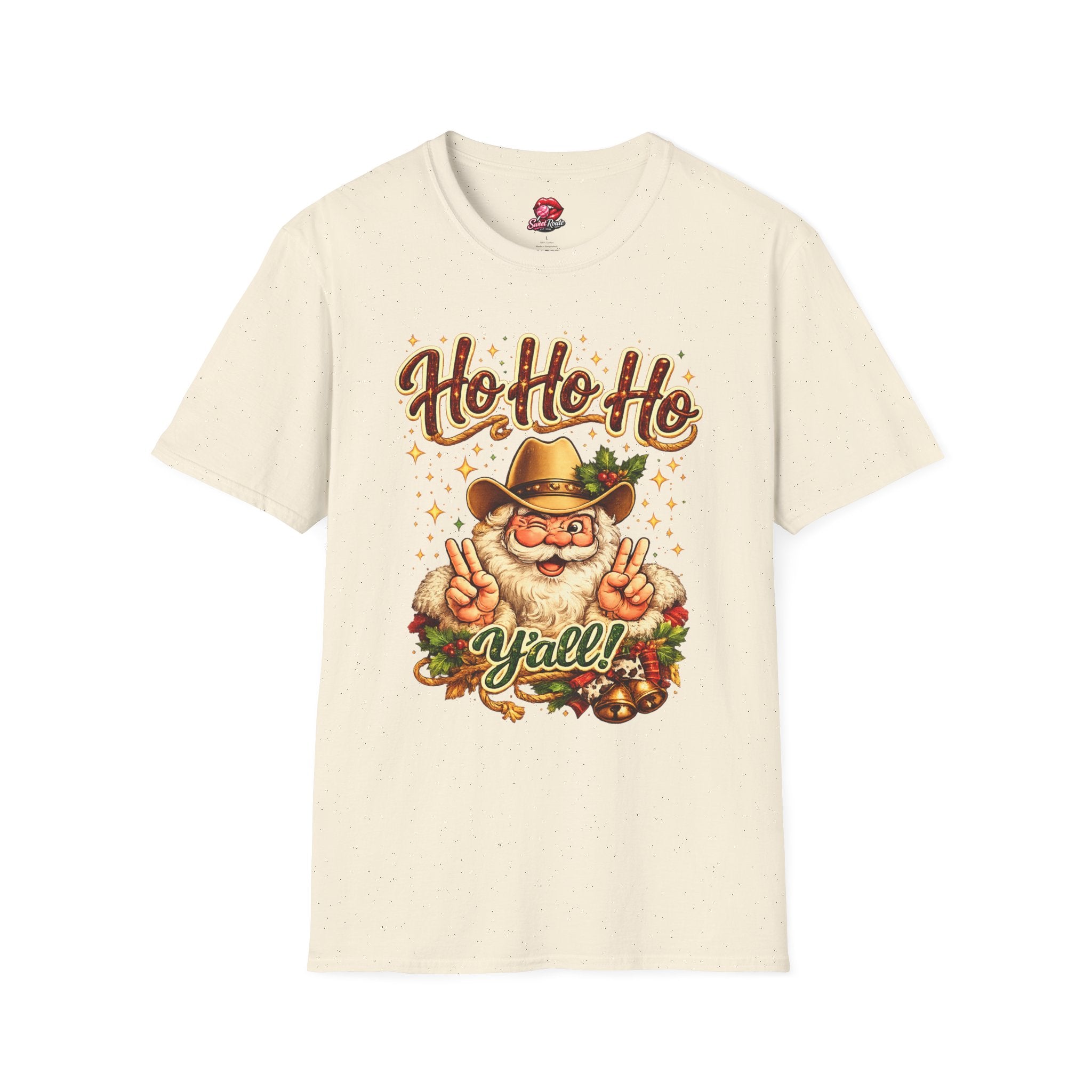 Ho Ho Ho Cowboy Santa T-Shirt