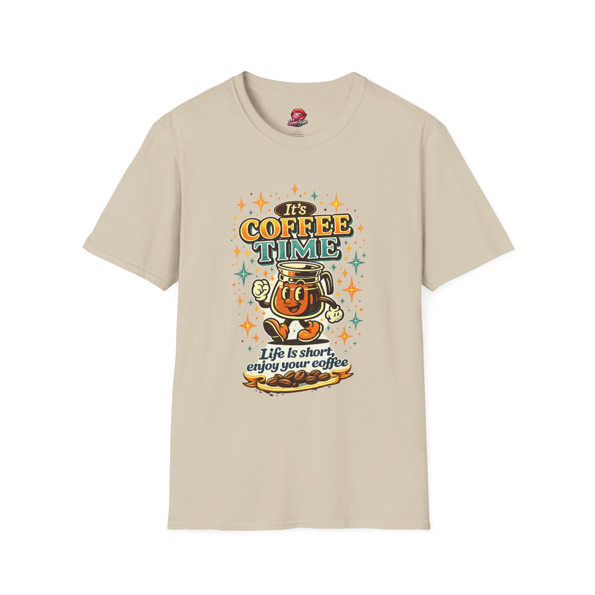 It’s Coffee Time Retro Coffee T-Shirt