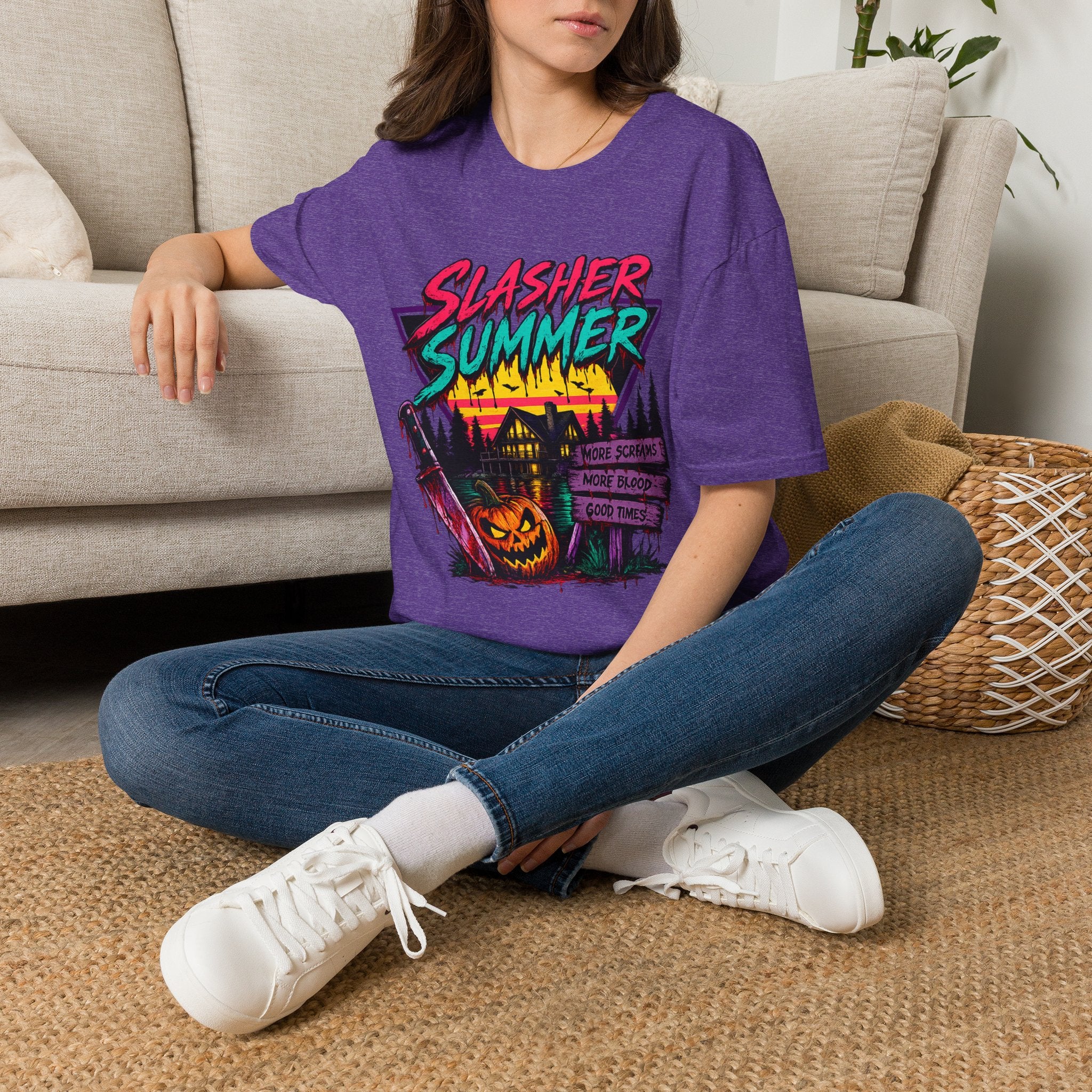 Slasher Summer Retro Horror Graphic Tee