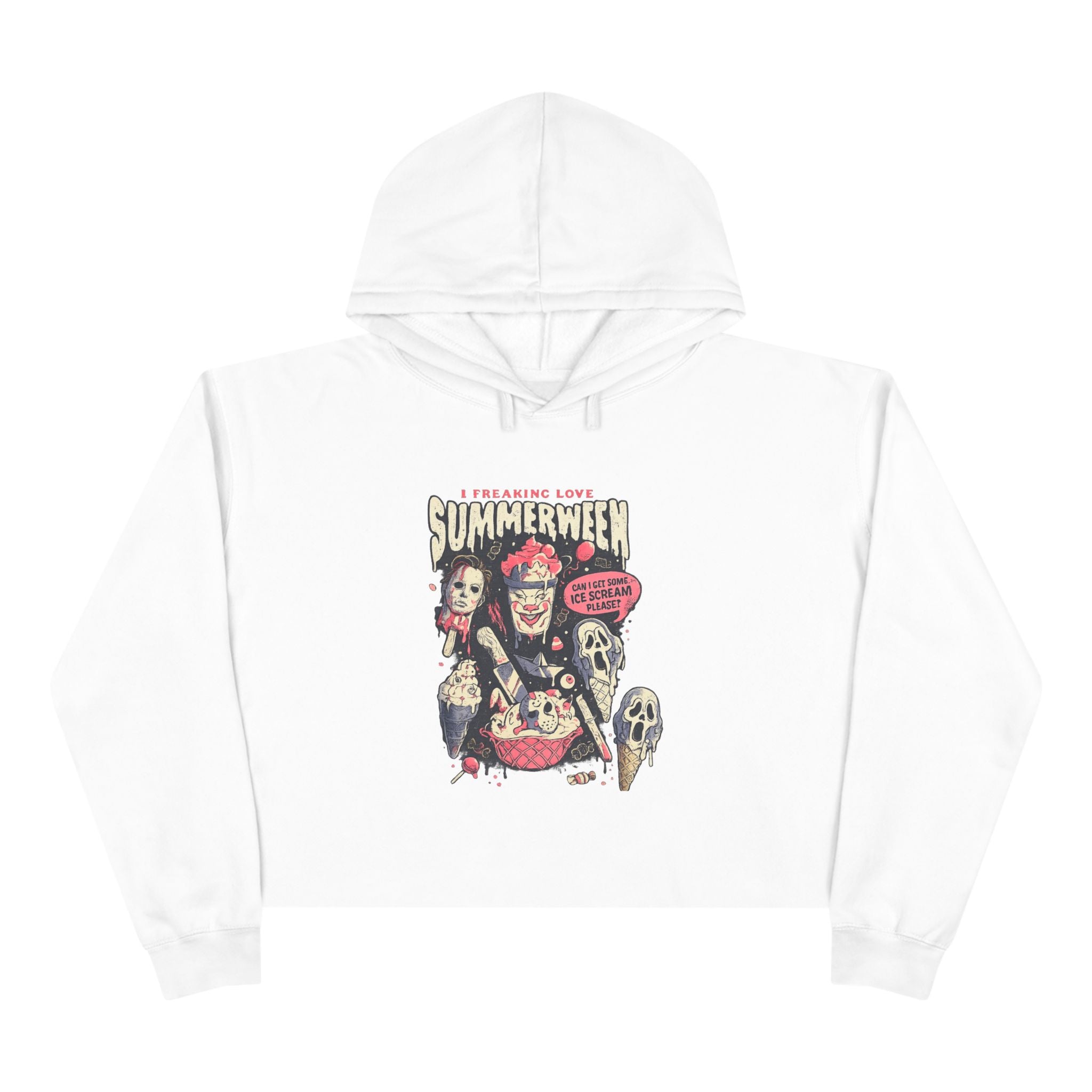 Summerween Crop Hoodie