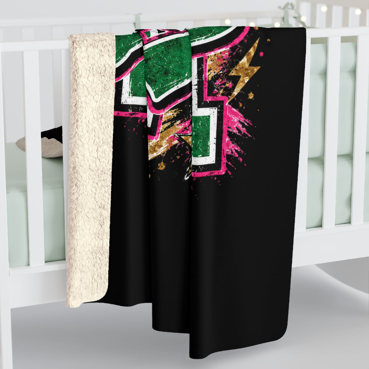 Loboes Sherpa Fleece Stadium Blanket