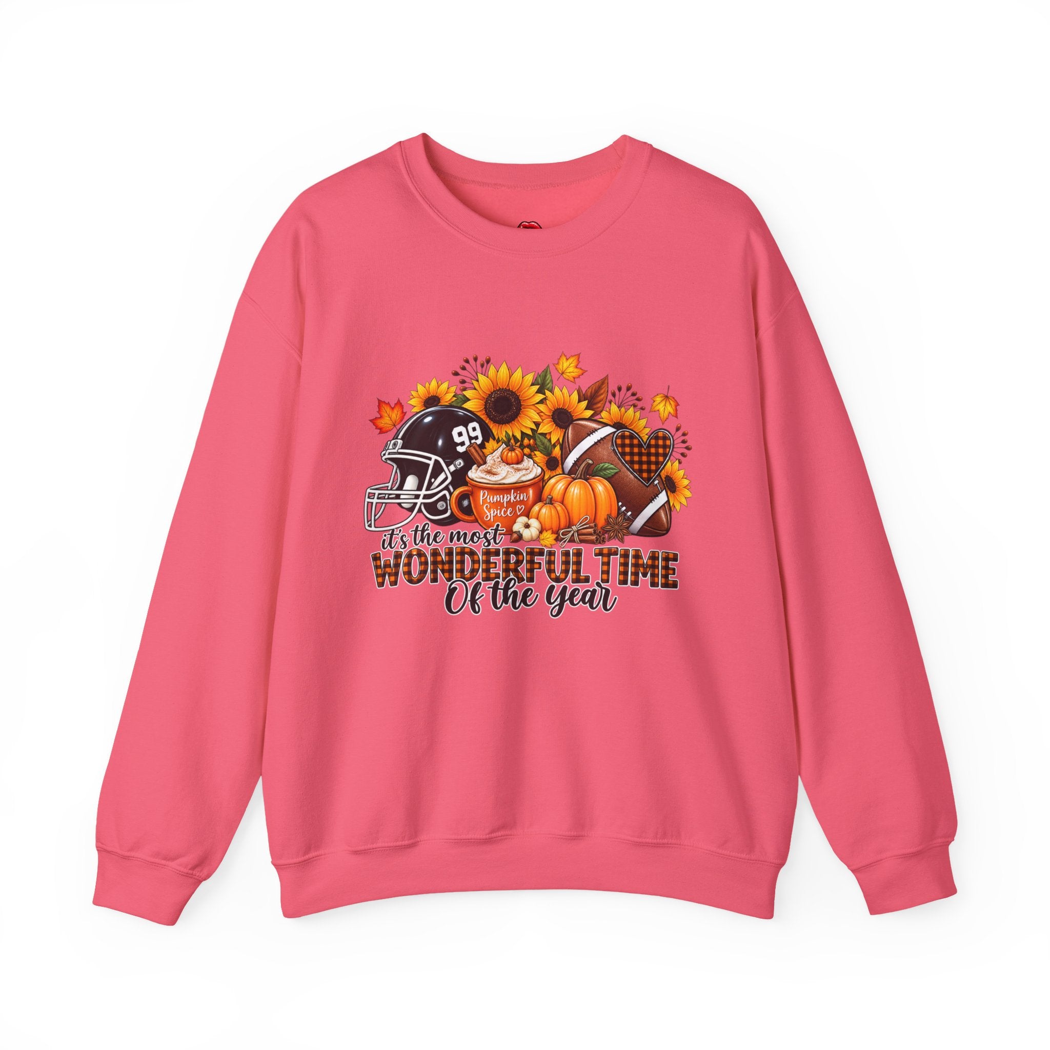 It's the Most Wonderful Time of the Year Pumpkin & Sunflower Fall  Crewneck
