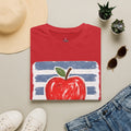 Retro Apple Graphic Teacher T-Shirt | Vintage School Apple Tee | Back to School Gift for Teachers