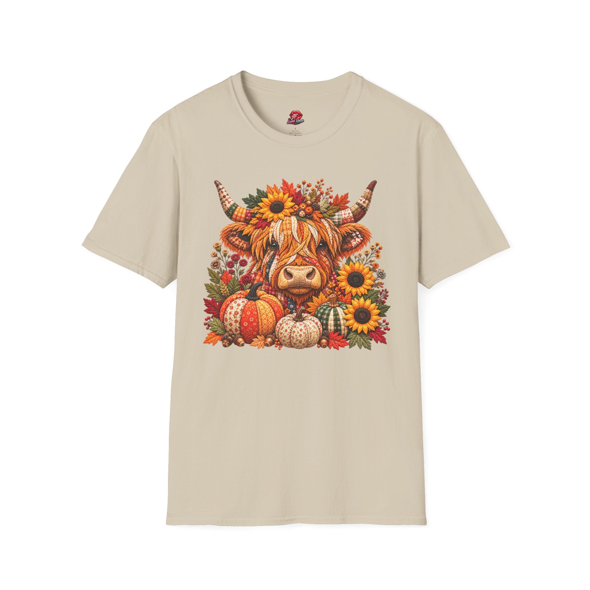 Autumn Highland Cow T‑Shirt