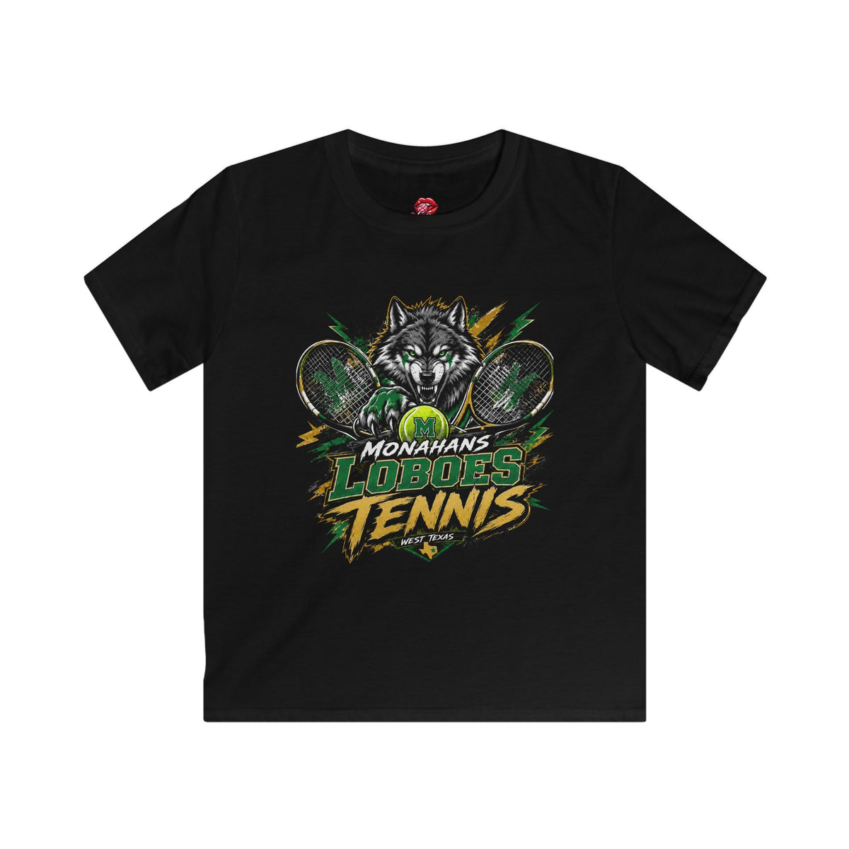 Monahans Loboes Tennis Kids Shirt