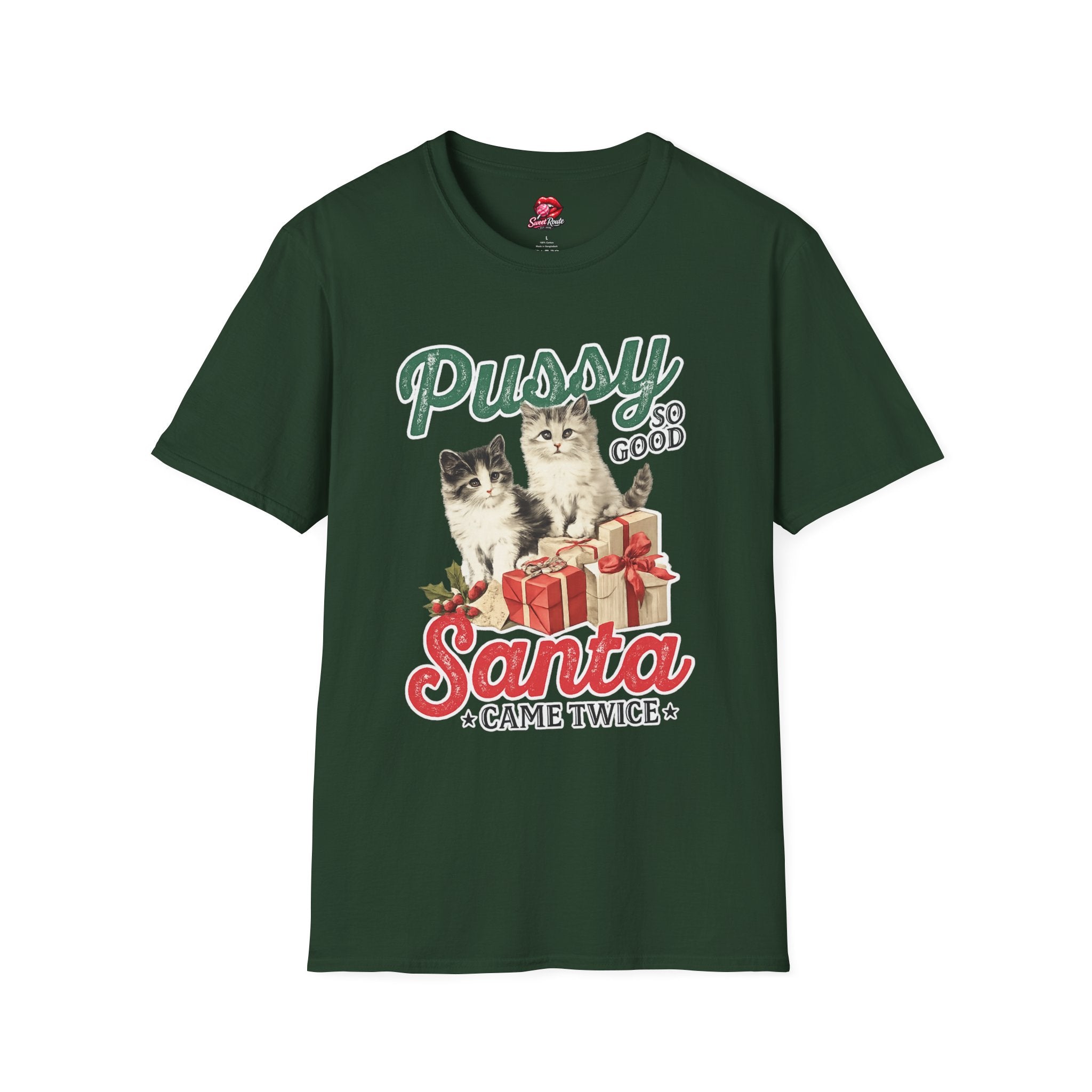 Pussy So Good kittens Santa T-Shirt