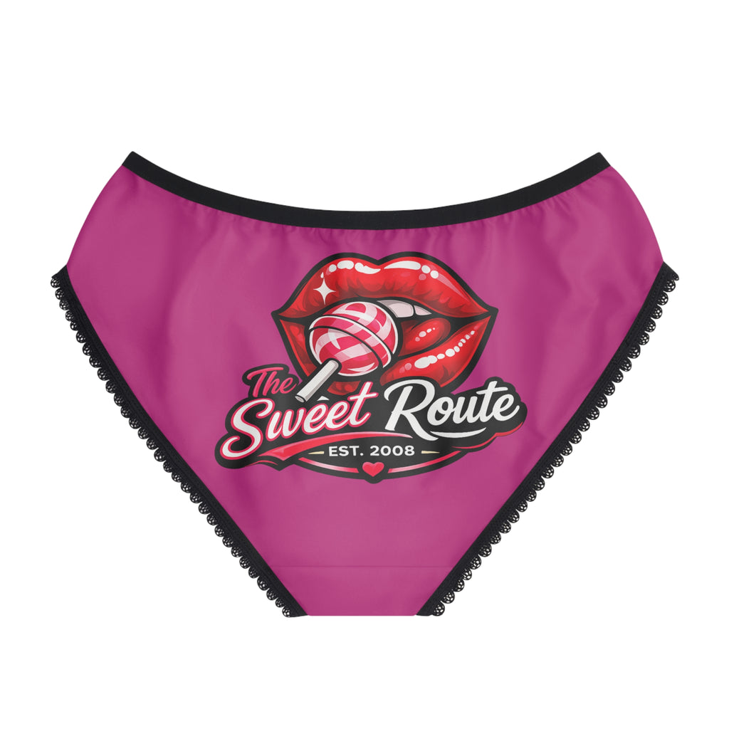The Sweet Route Logo Pink Women's Briefs
