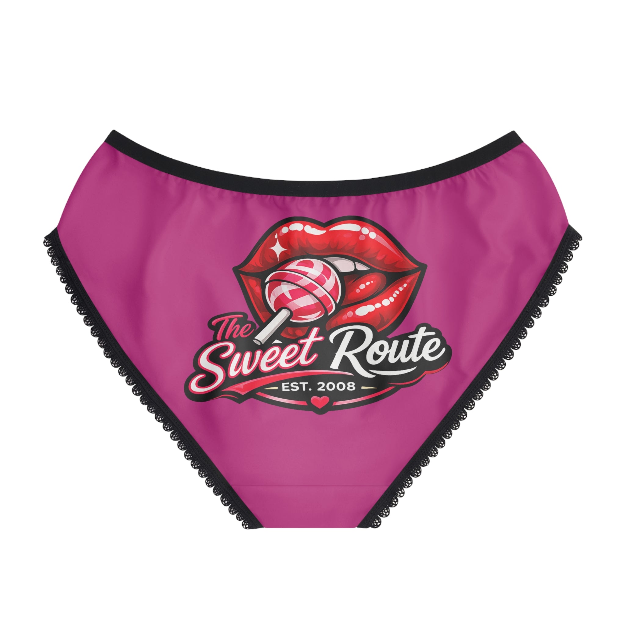 The Sweet Route Logo Pink Women's Briefs
