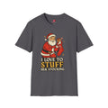 Santa stuffing her stocking T-Shirt