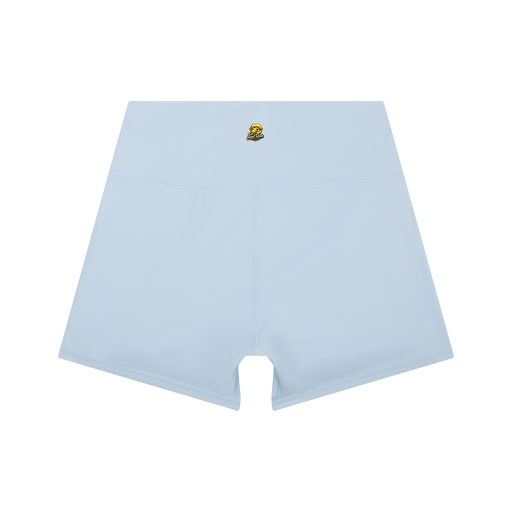Sweet Route Women’s High-Waist Color Block Yoga Shorts