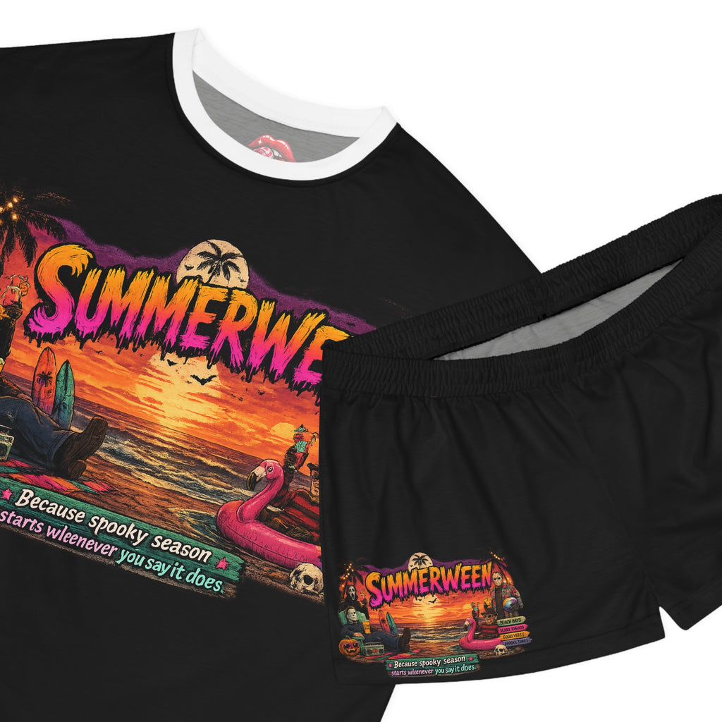 Summerween Halloween Beach Sleepwear Set