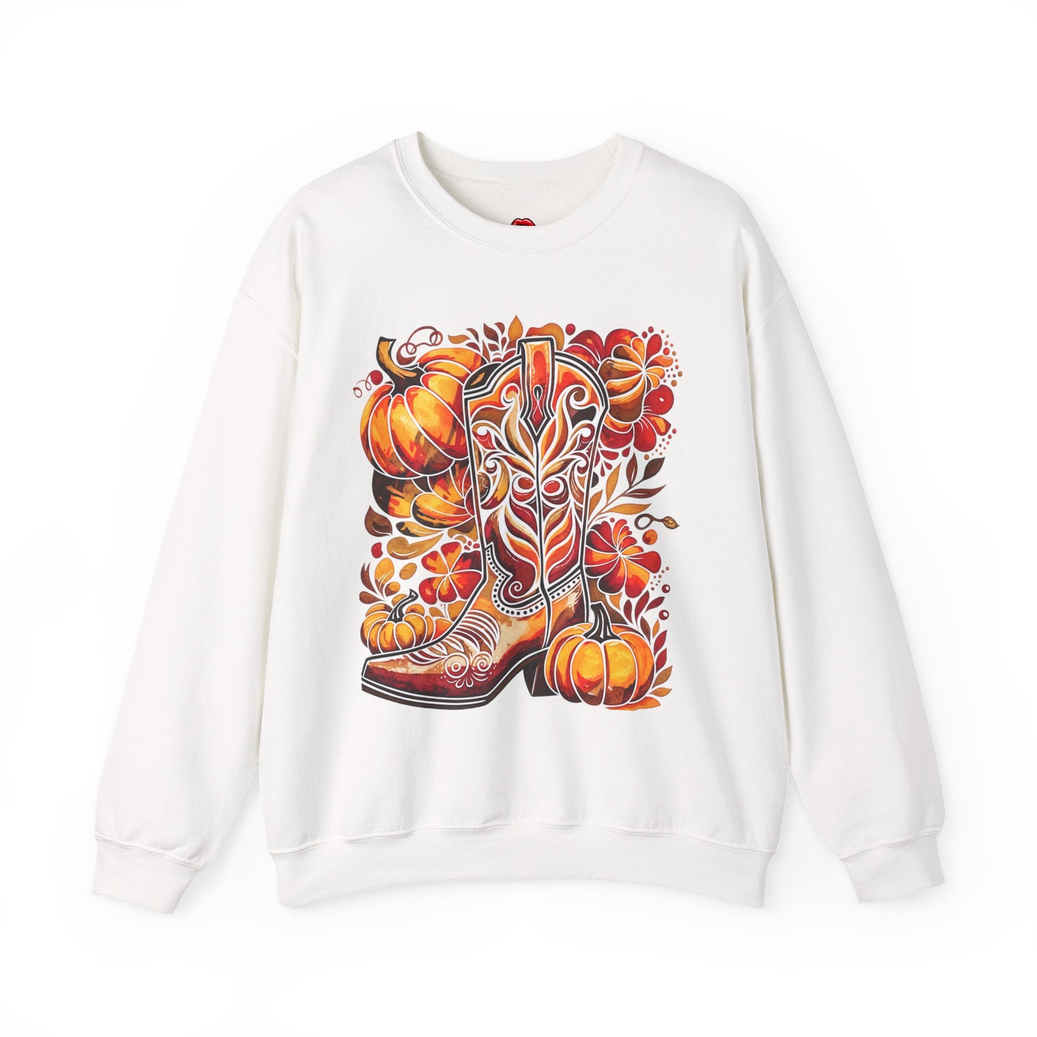 Autumn Cowboy Boot Sweatshirt