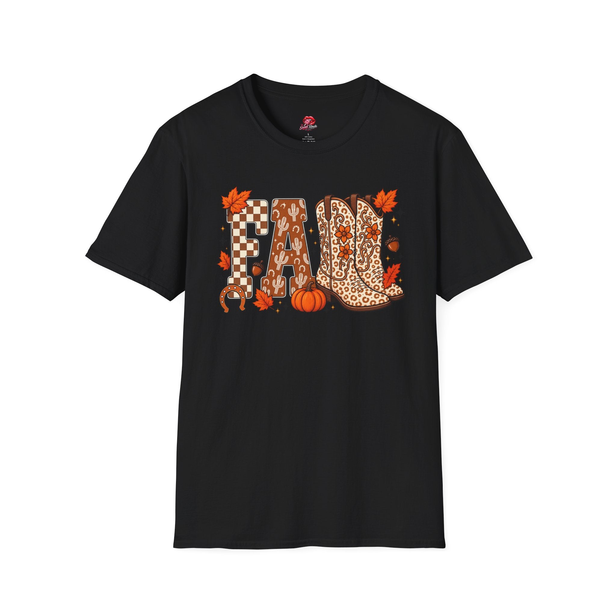 Pumpkin, Boots Fall Tee