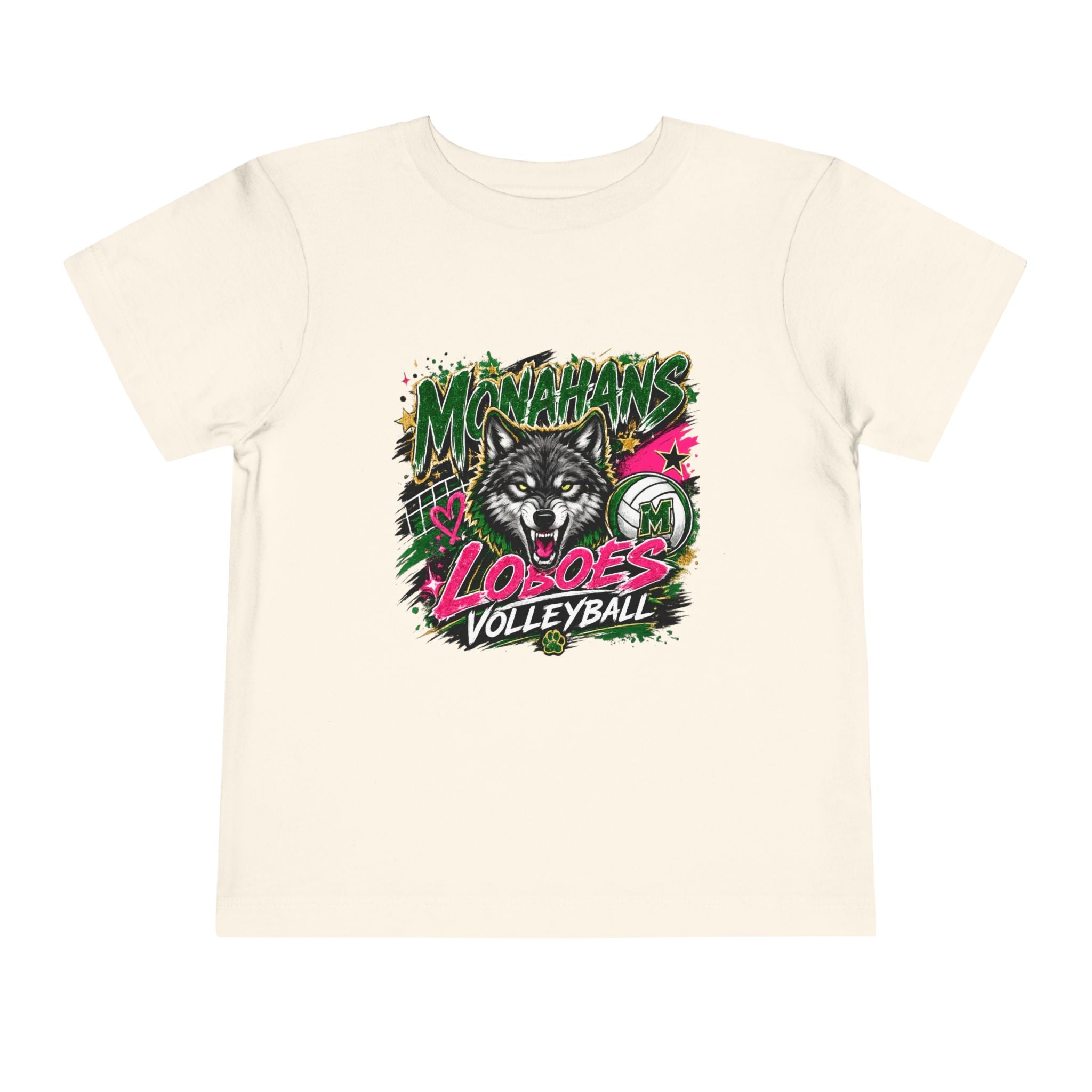Monahans Loves Volleyball Toddler Tee