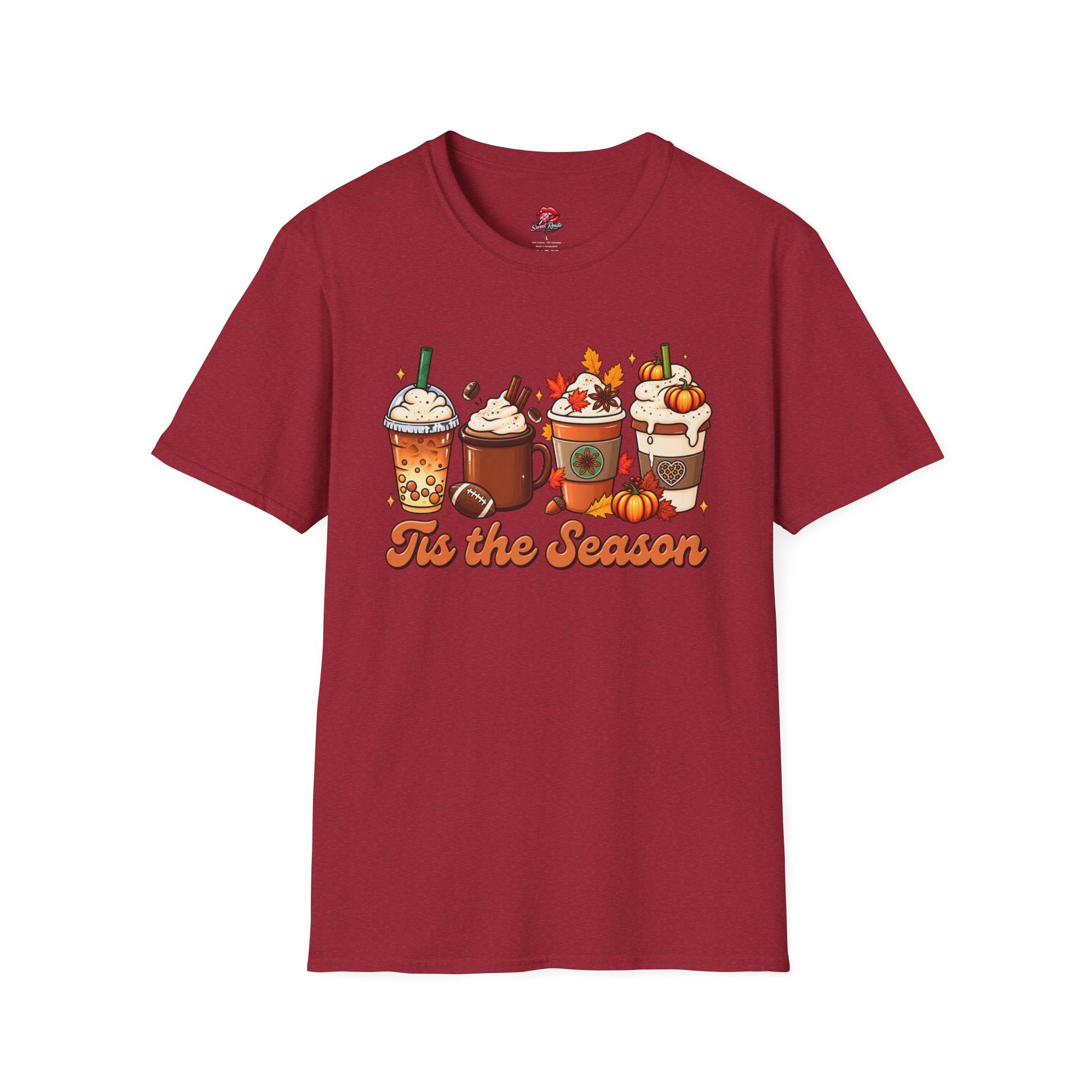 Tis the Season Fall Coffee Football Tee