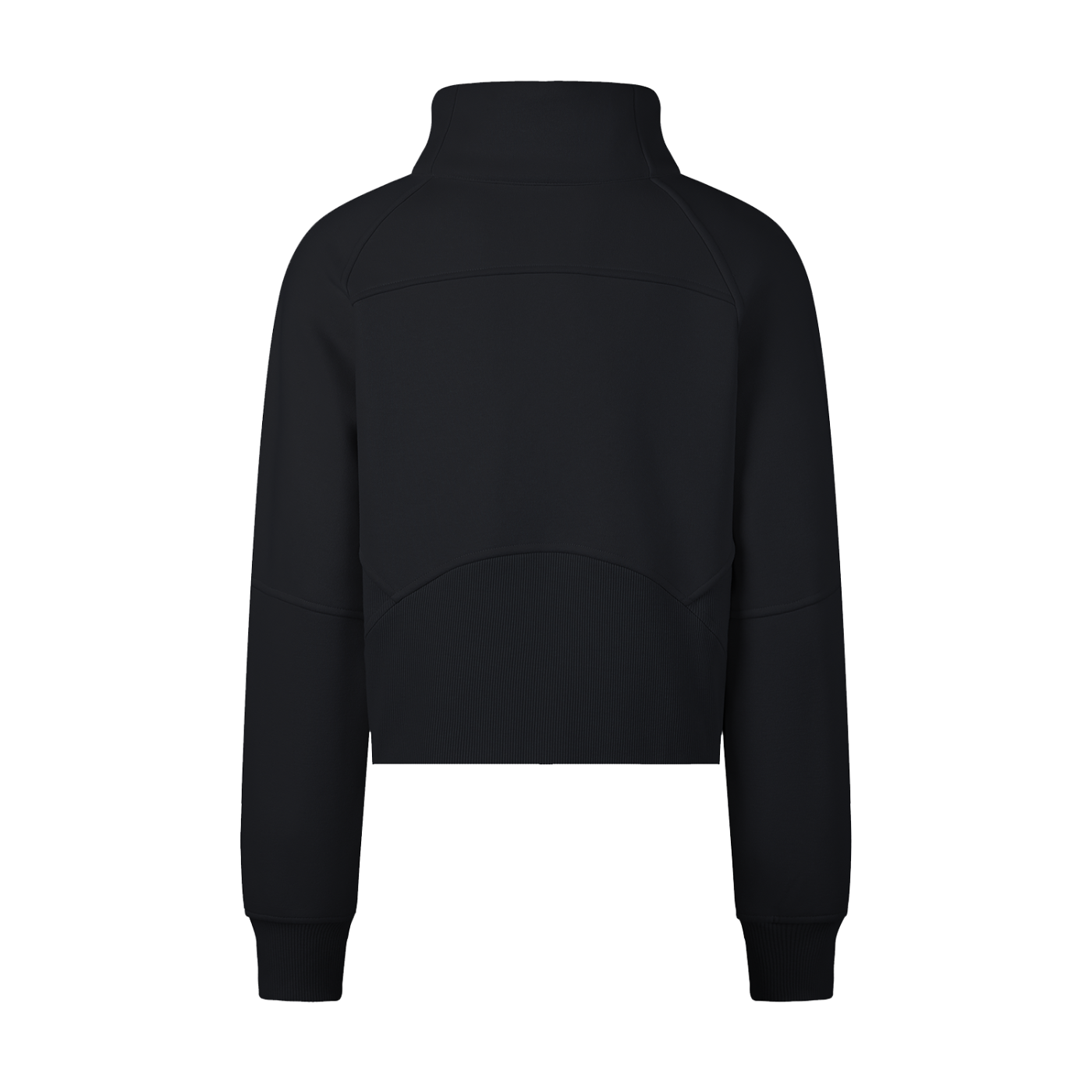 Sweet Route Cropped Half-Zip Sweatshirt