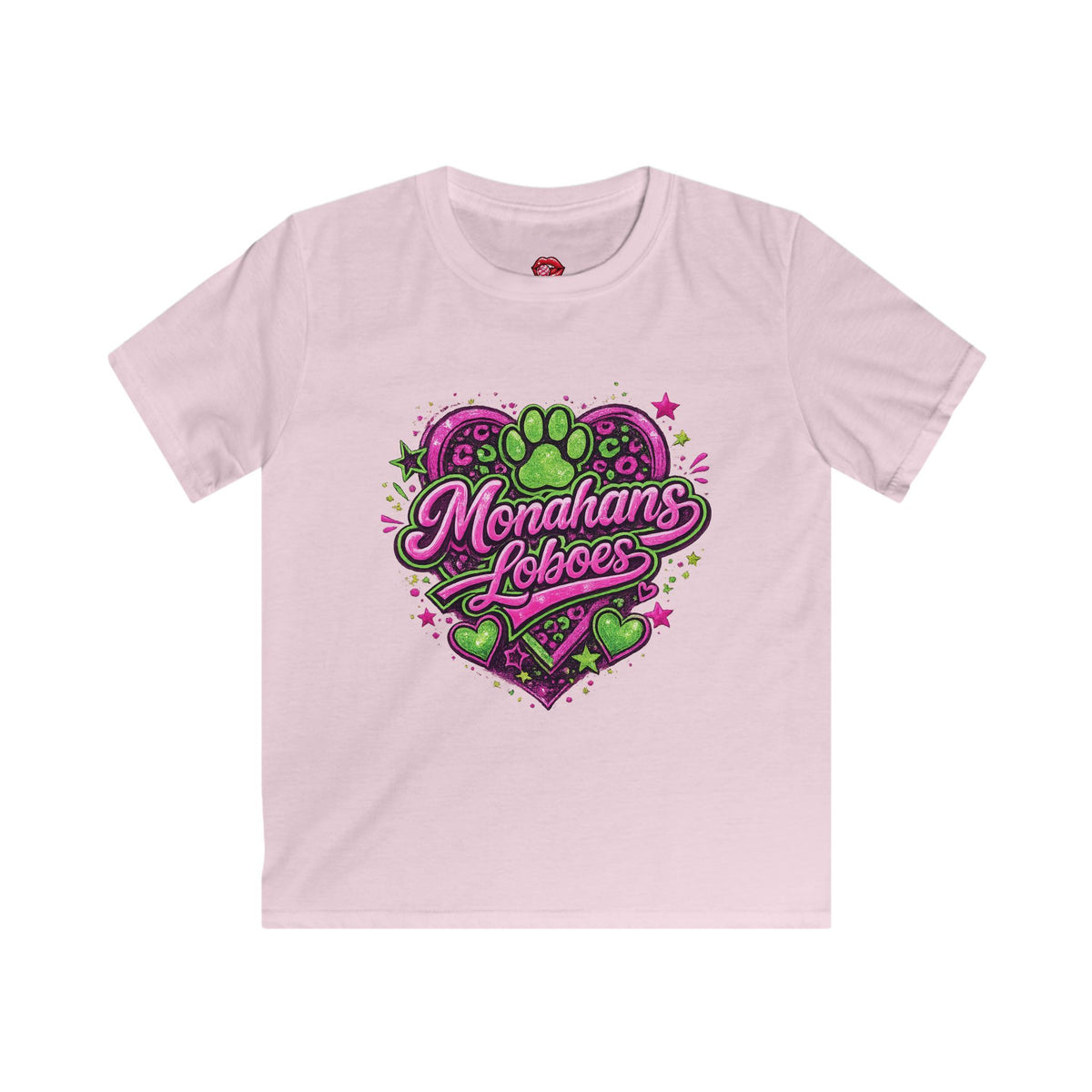 Monahans Loboes Heart Paw Design (Youth)
