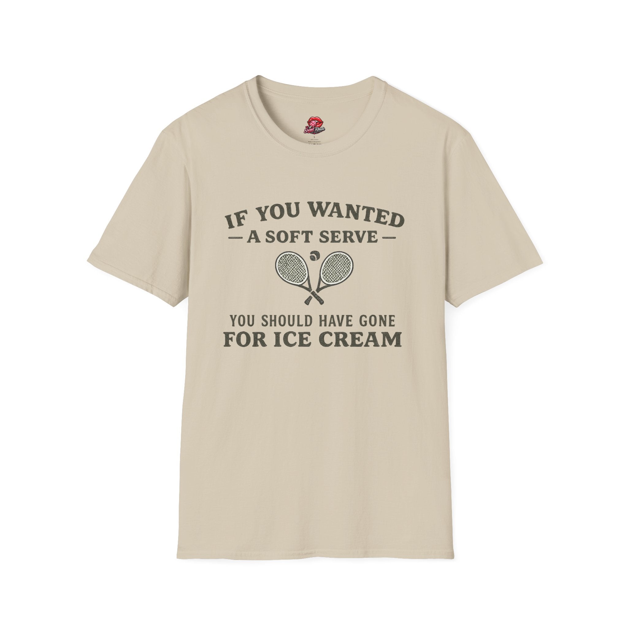 If You Wanted a Soft Serve Tennis TShirt