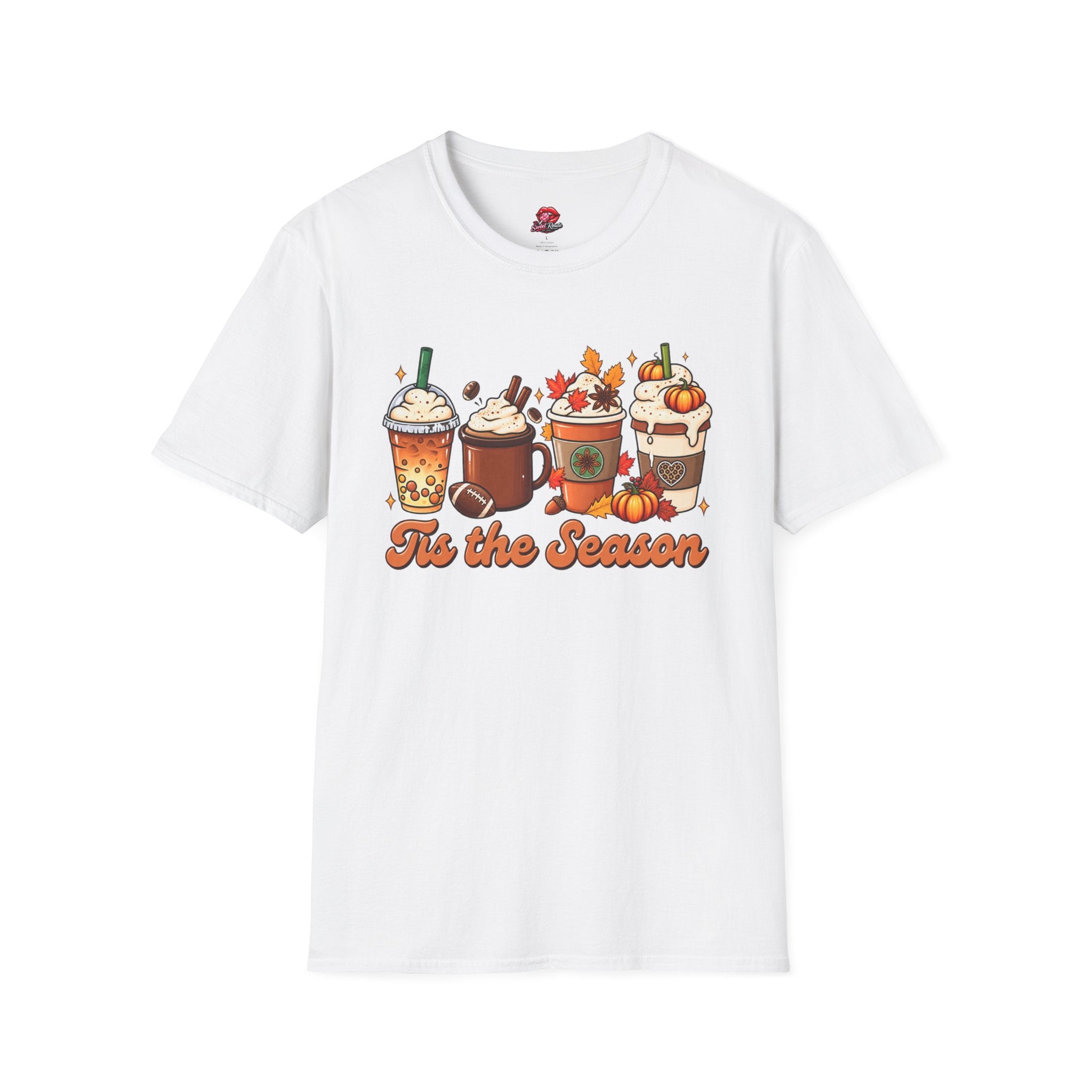 Tis the Season Fall Coffee Football Tee