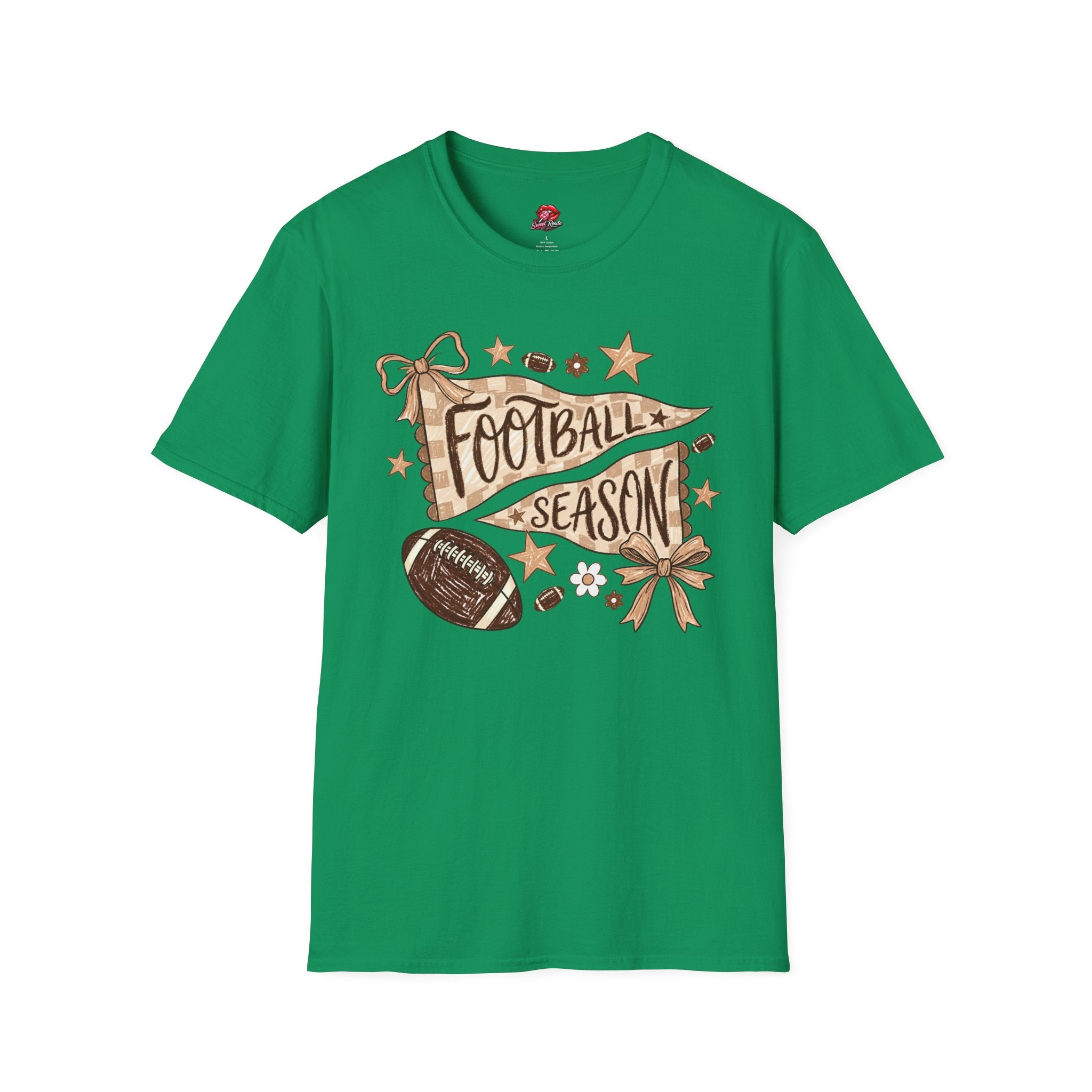 Pennant & Football Game Day Tee