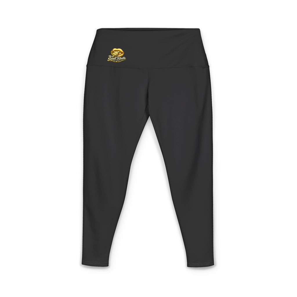 Zen Gold Sweet Route Women's Yoga Pants – High-Waist Comfortable Leggings