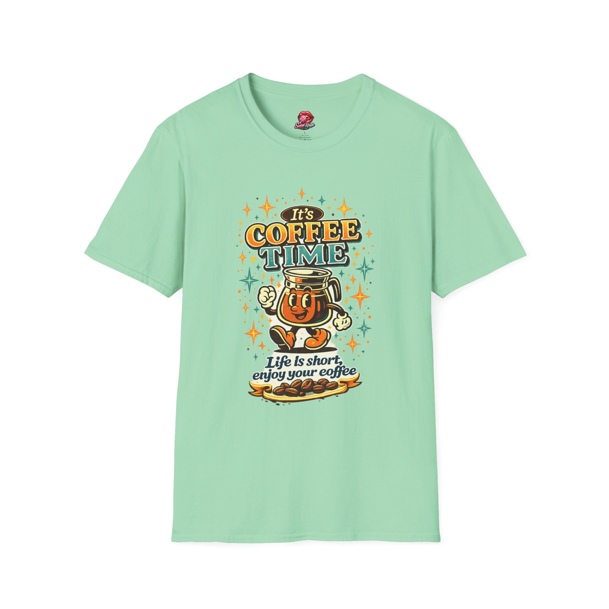 It’s Coffee Time Retro Coffee T-Shirt