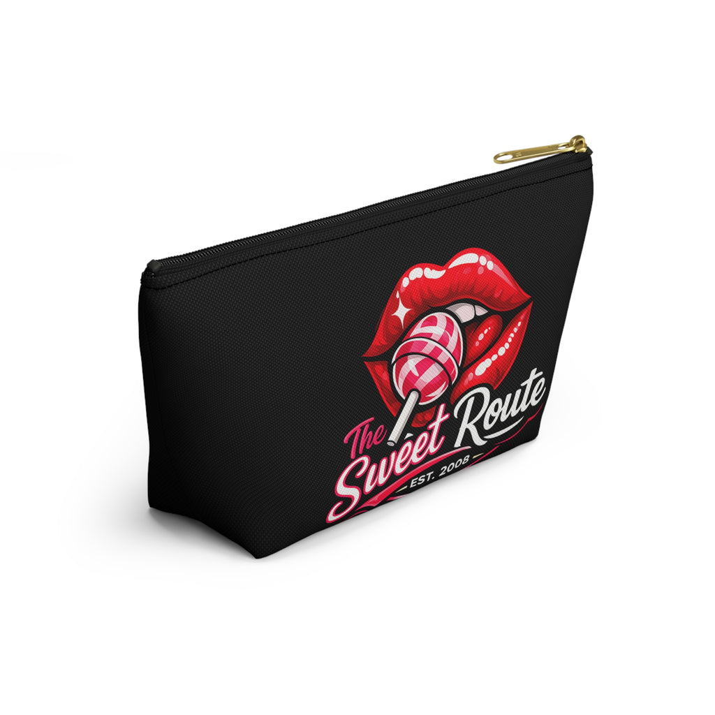 Sweet Route Logo Black Accessory Pouch
