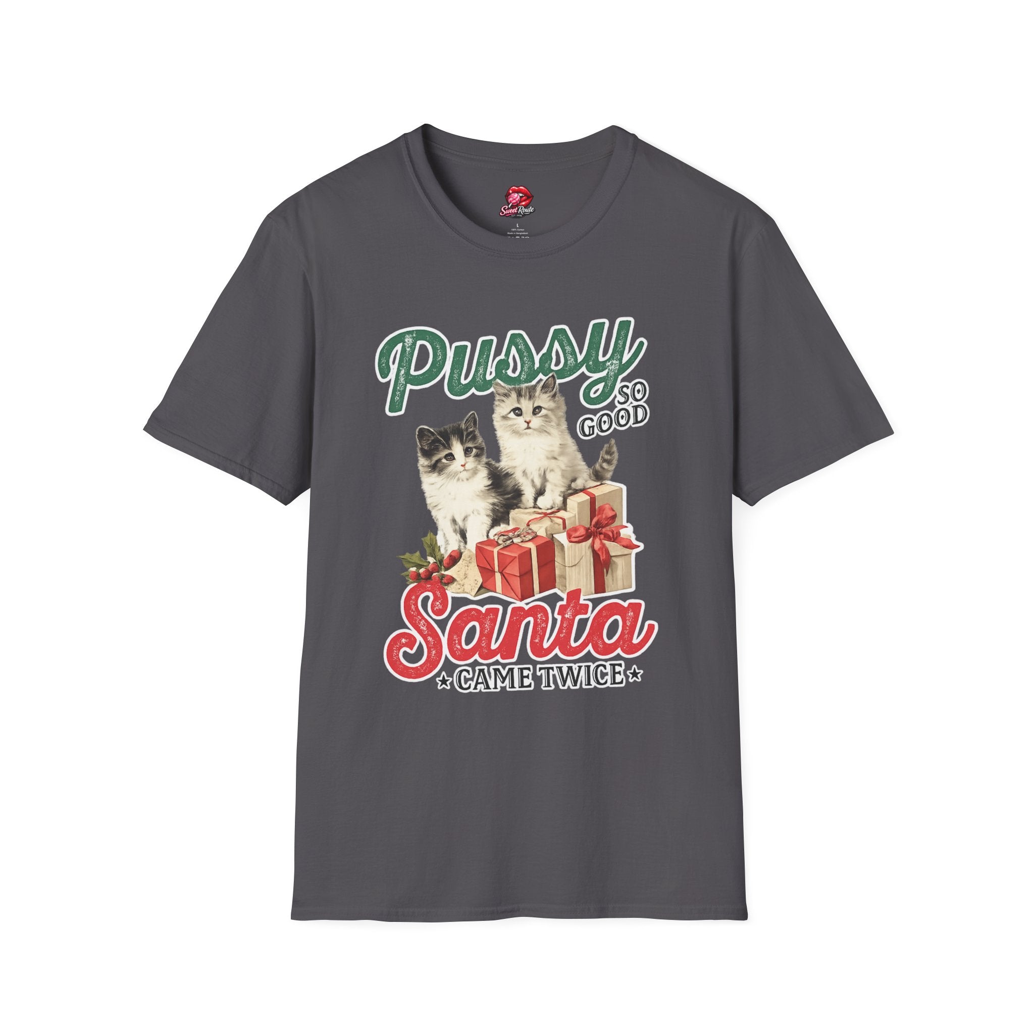Pussy So Good kittens Santa T-Shirt