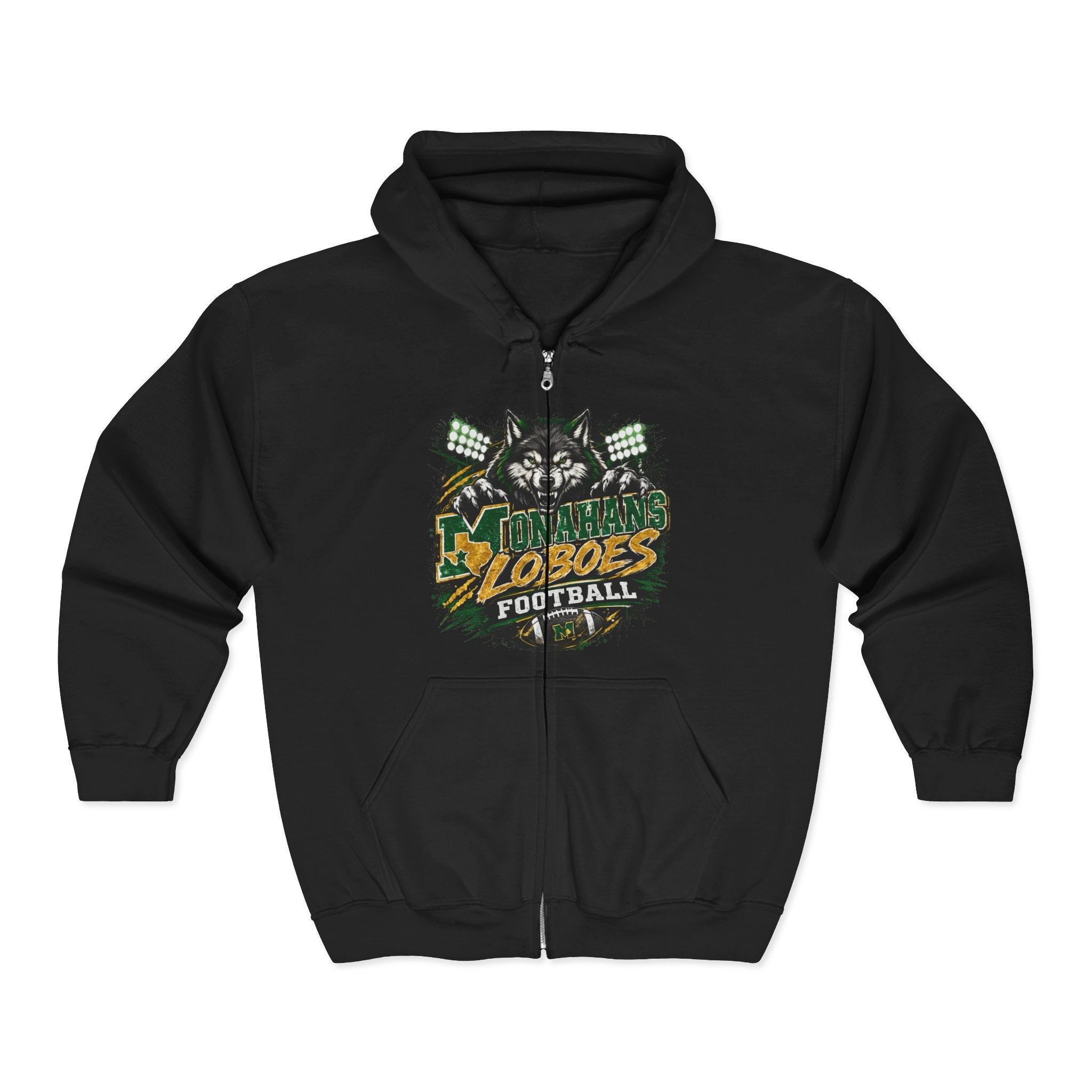 Loboes Football Full-Zip Hoodie